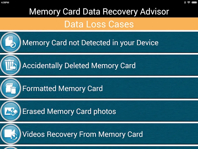 Memory Card Data Recovery Help | Indus Appstore | Screenshot