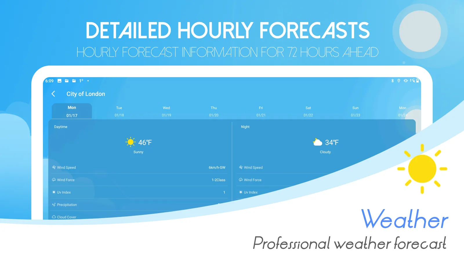 Daily Weather | Indus Appstore | Screenshot