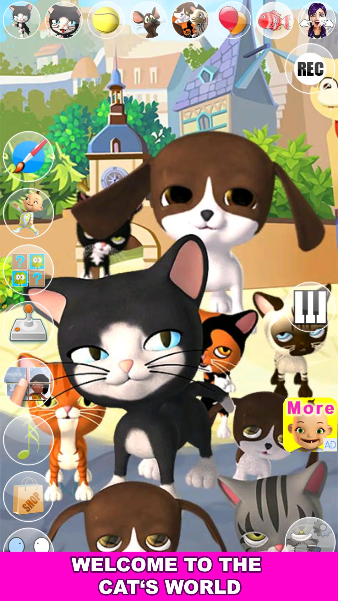 Talking Cat and Dog Kids Games | Indus Appstore | Screenshot