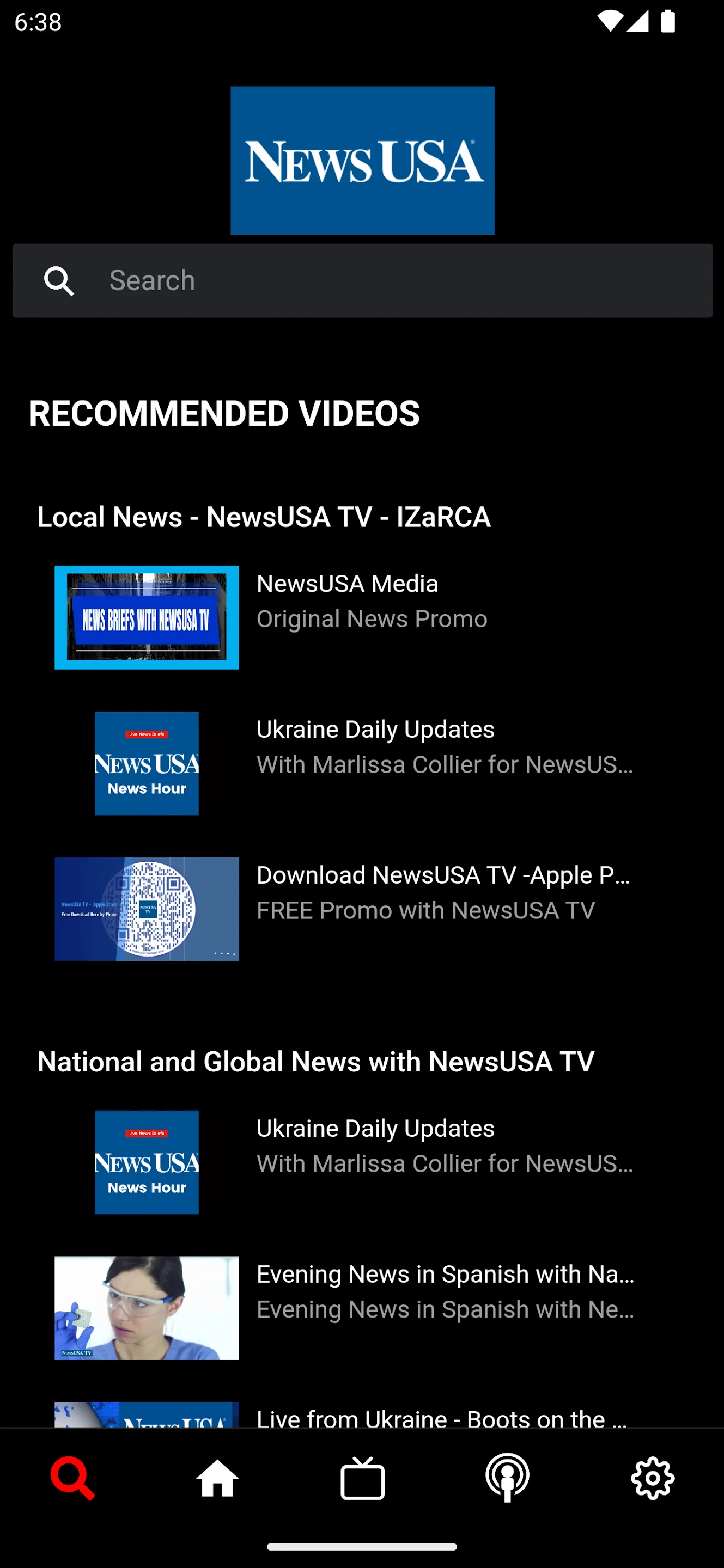 NewsUSA TV | Indus Appstore | Screenshot