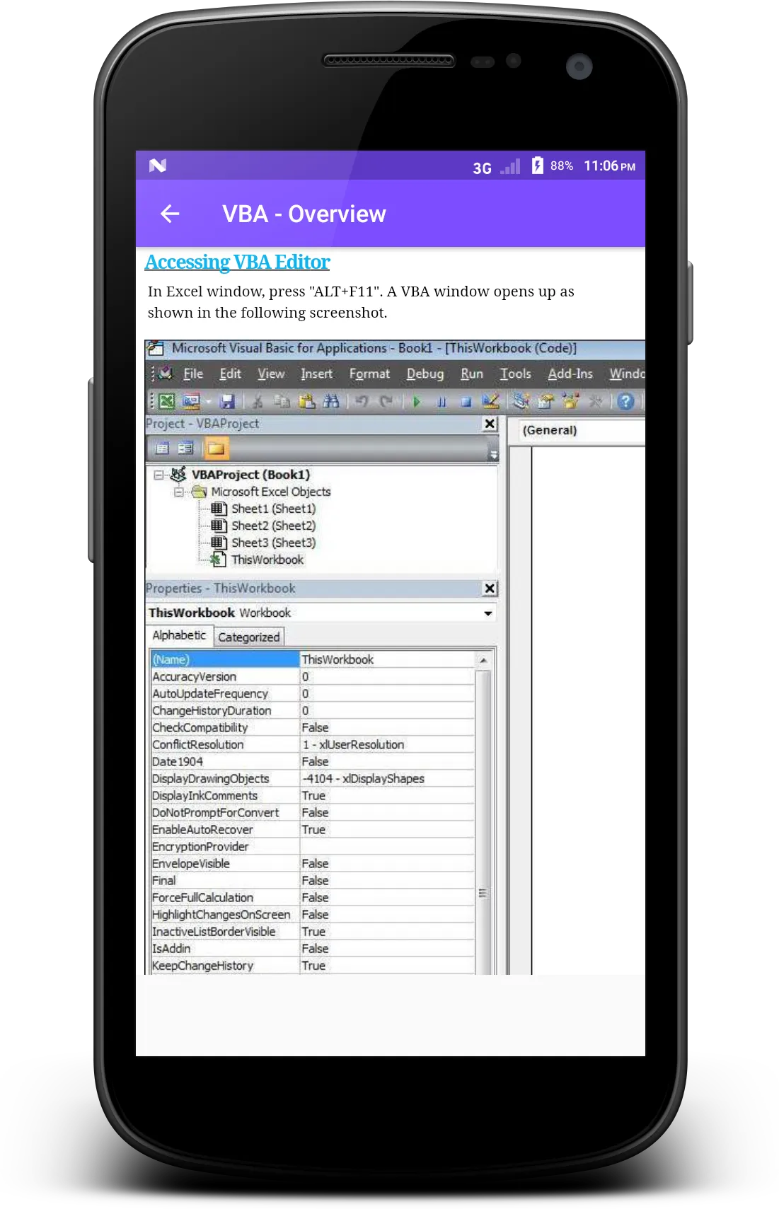 Learn - VBA | Indus Appstore | Screenshot