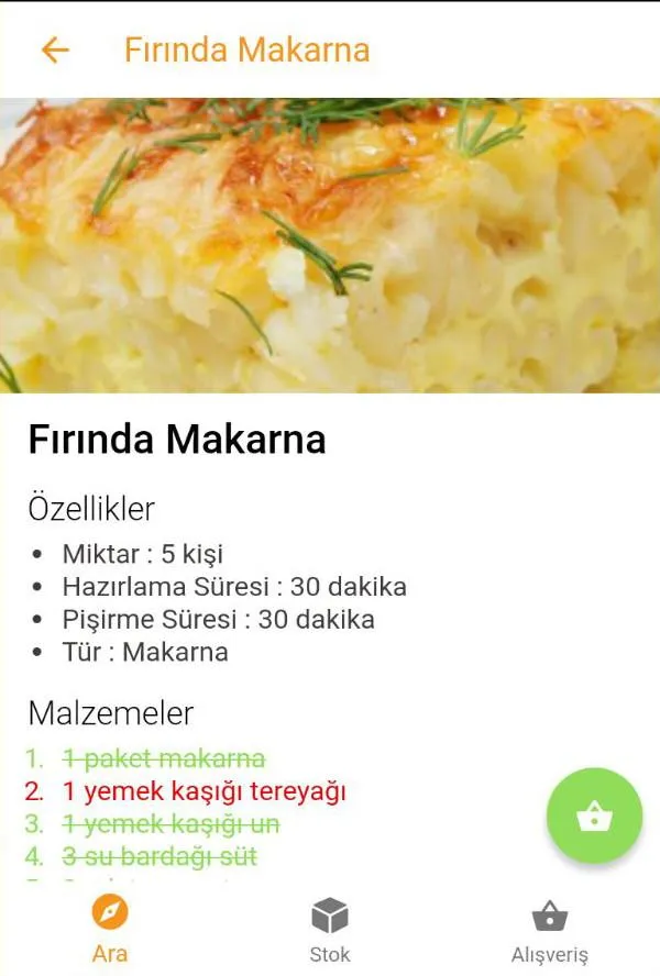 Mutfak Asistanı | Indus Appstore | Screenshot