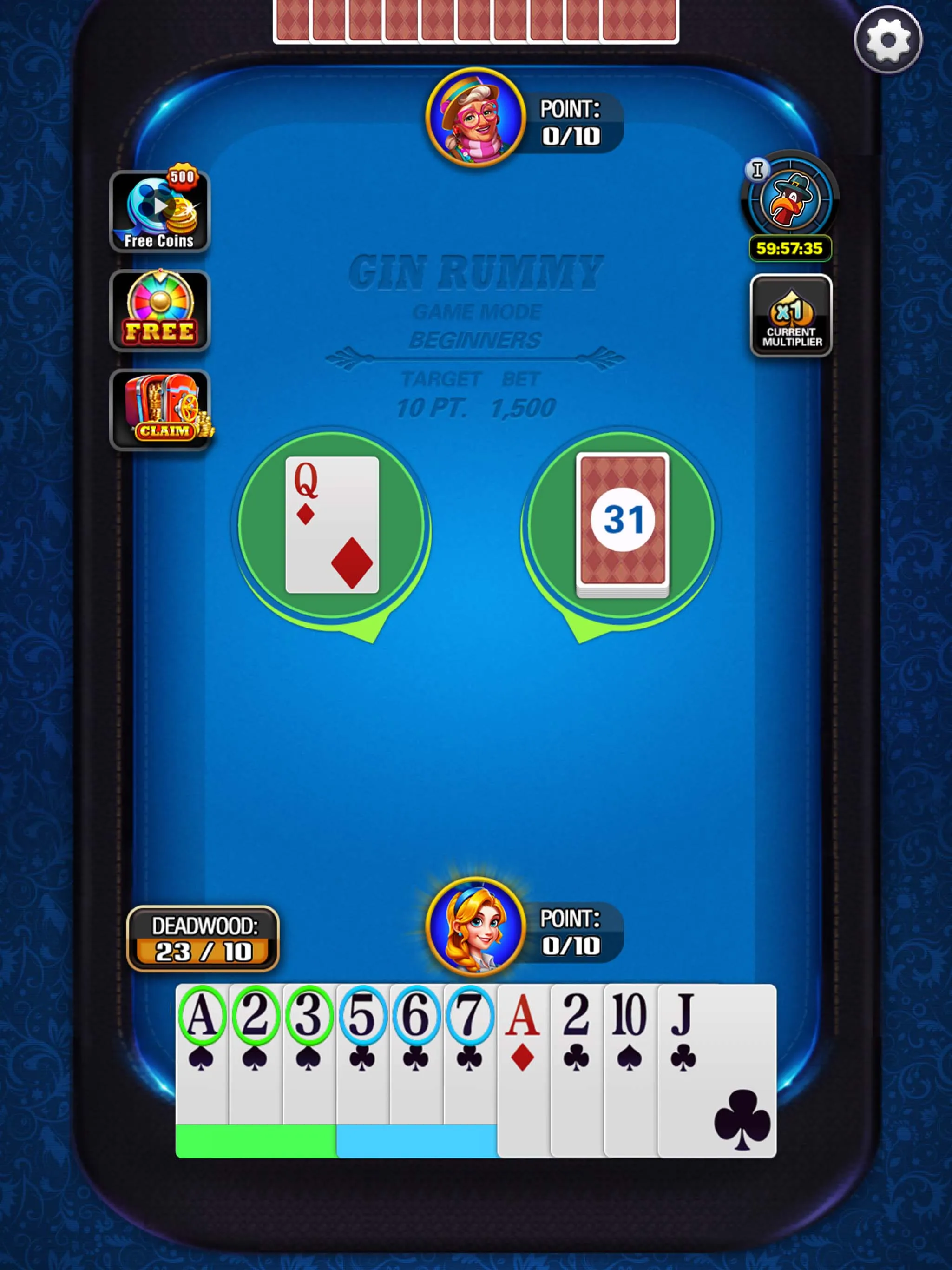 Gin Rummy Offline Card Games | Indus Appstore | Screenshot