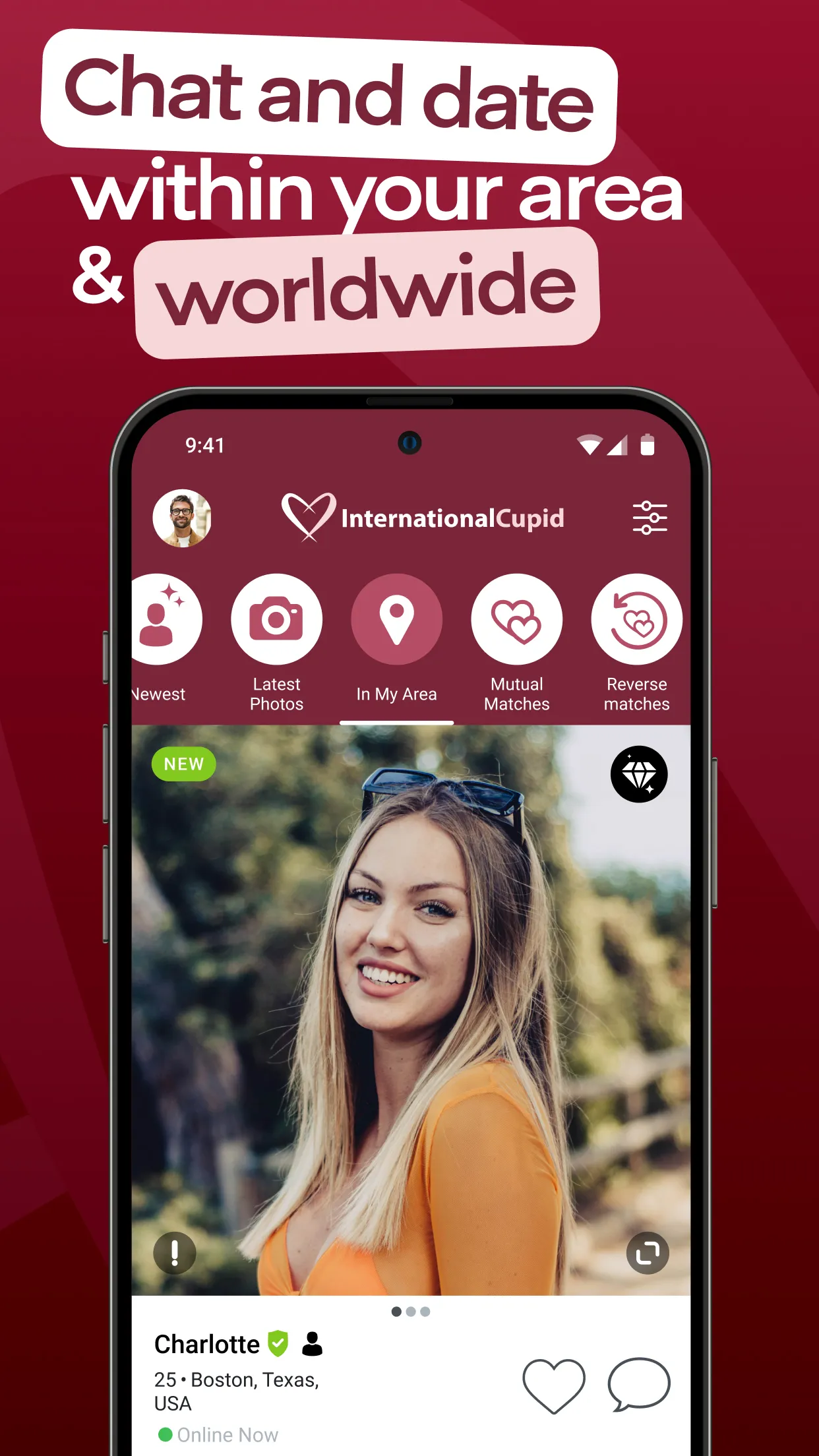 InternationalCupid: Dating | Indus Appstore | Screenshot