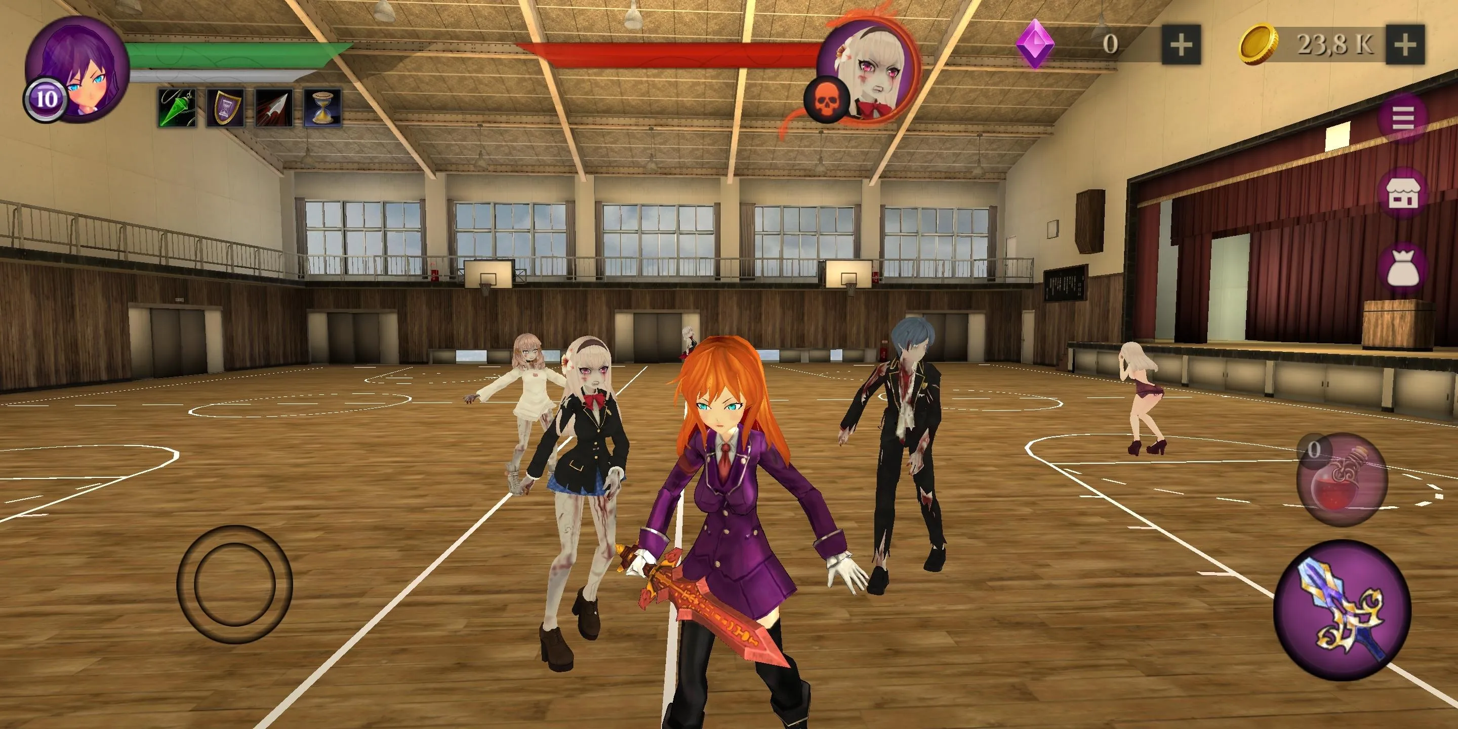 Anime School Zombie Simulator | Indus Appstore | Screenshot