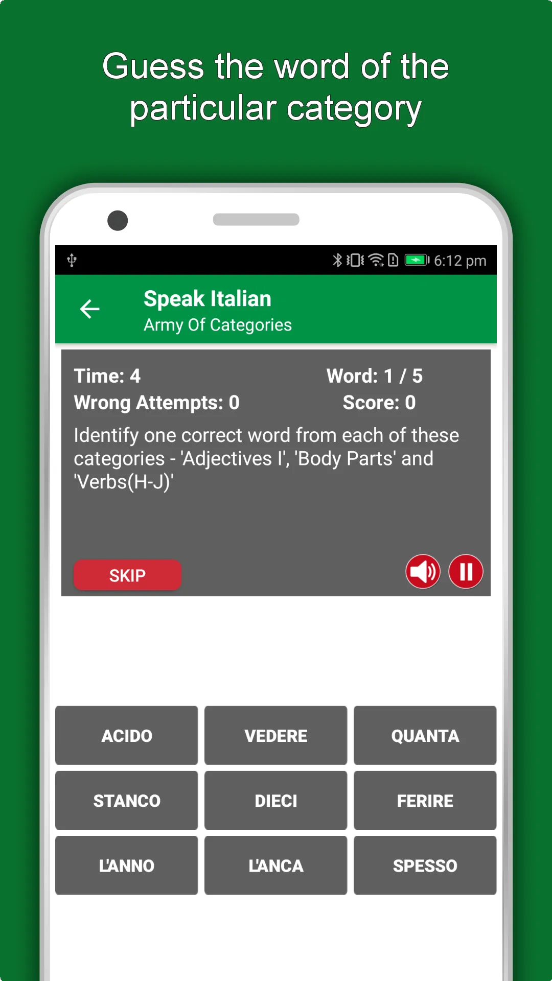 Speak Italian : Learn Italian  | Indus Appstore | Screenshot