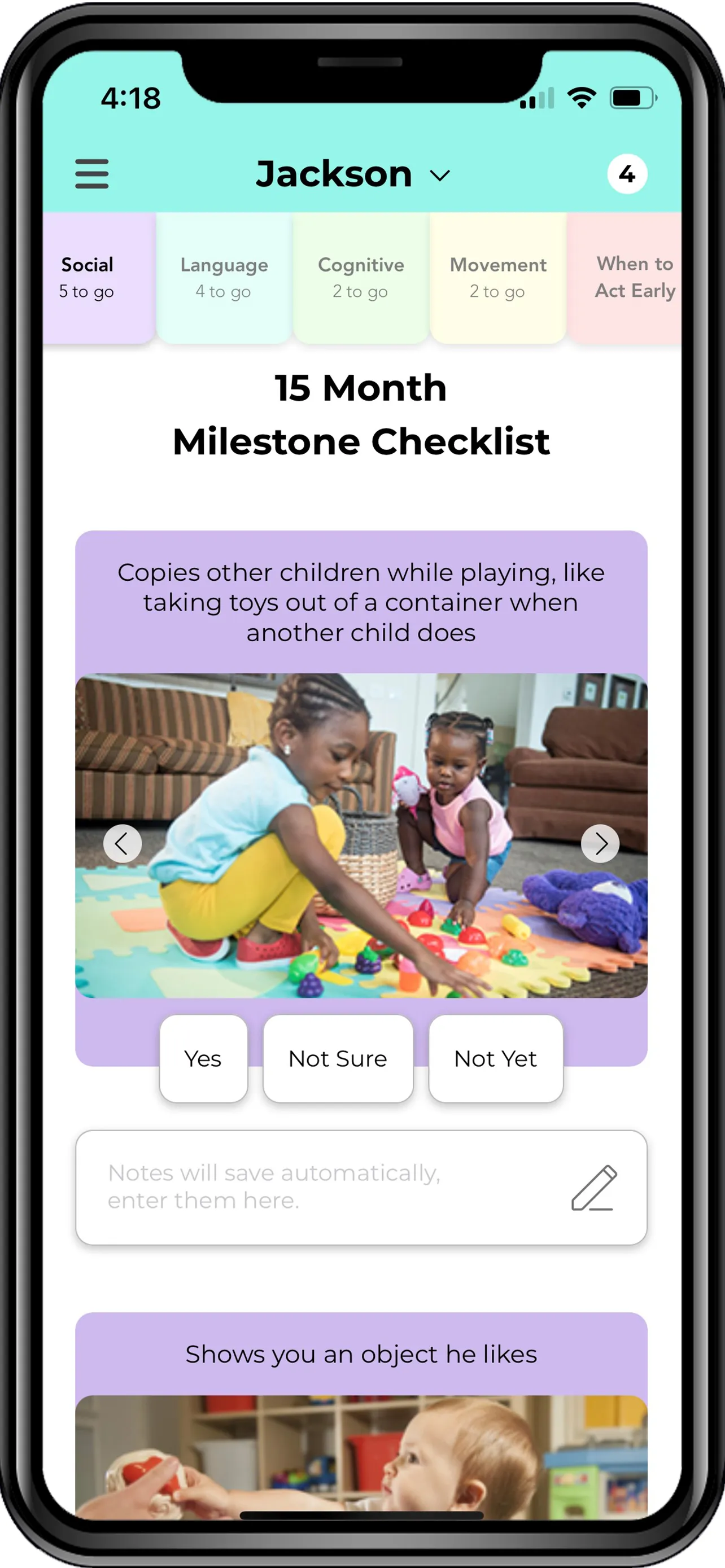 CDC Milestone Tracker | Indus Appstore | Screenshot