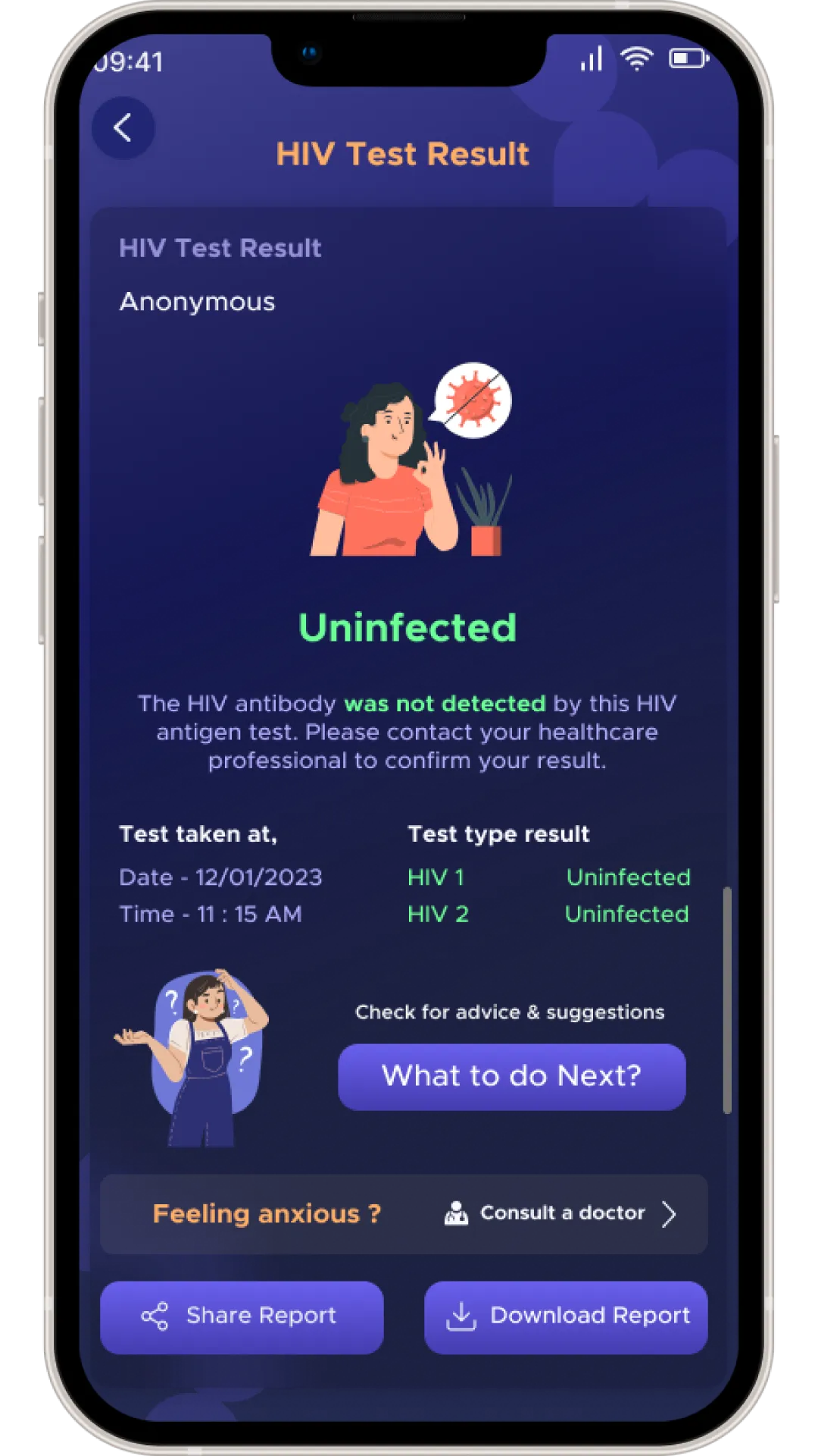 STDCheck - Instant HIV Test | Indus Appstore | Screenshot