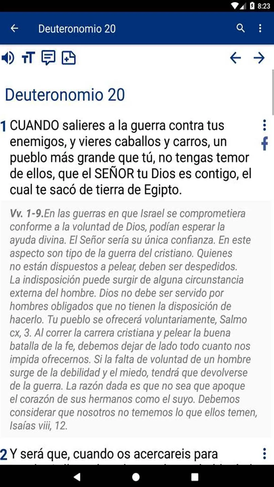 Biblia de estudio en español | Indus Appstore | Screenshot