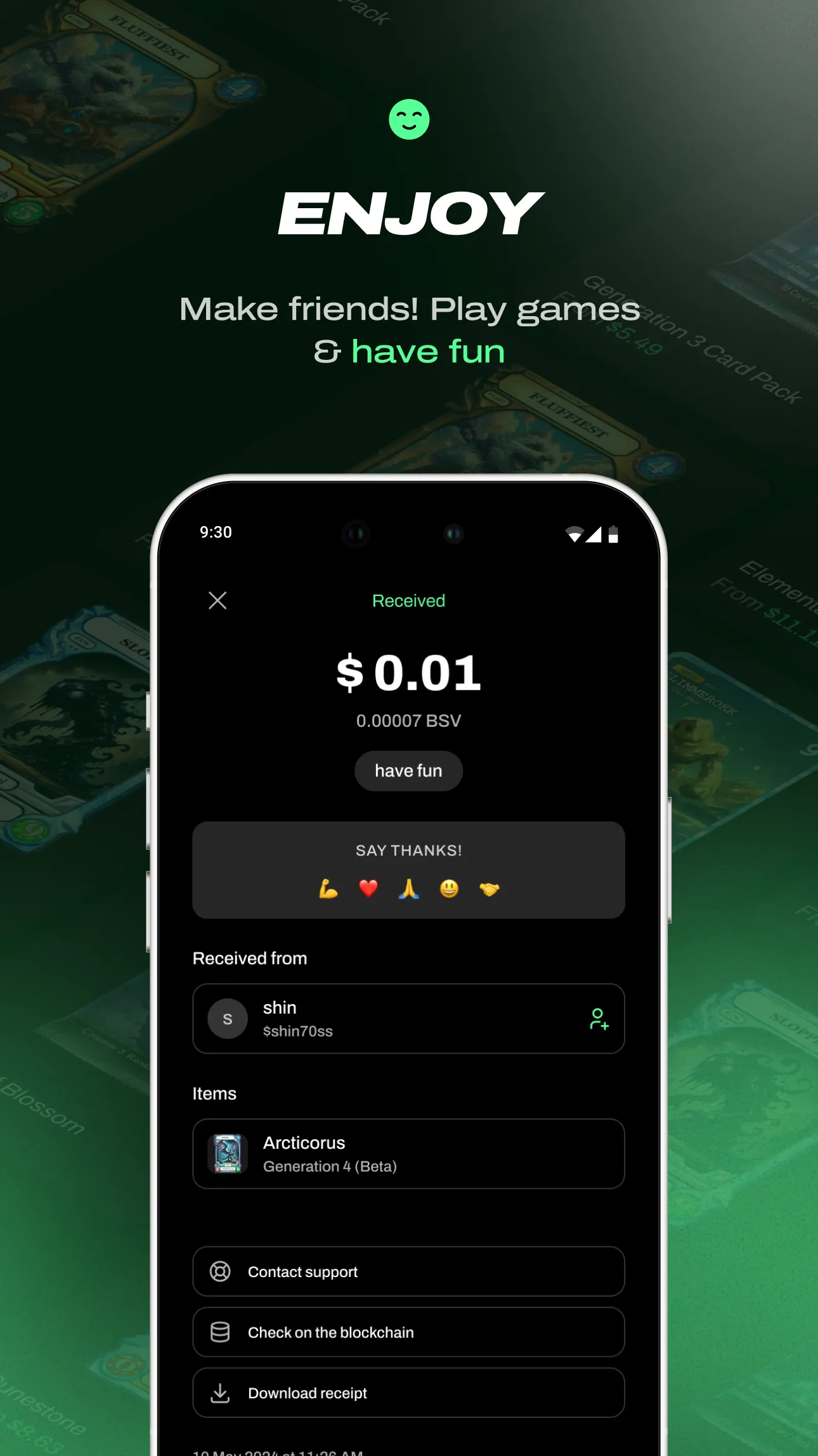 Handcash | Indus Appstore | Screenshot