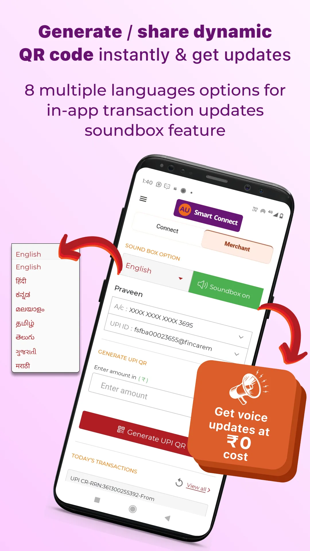 AU Smart Connect (Fincare Biz) | Indus Appstore | Screenshot