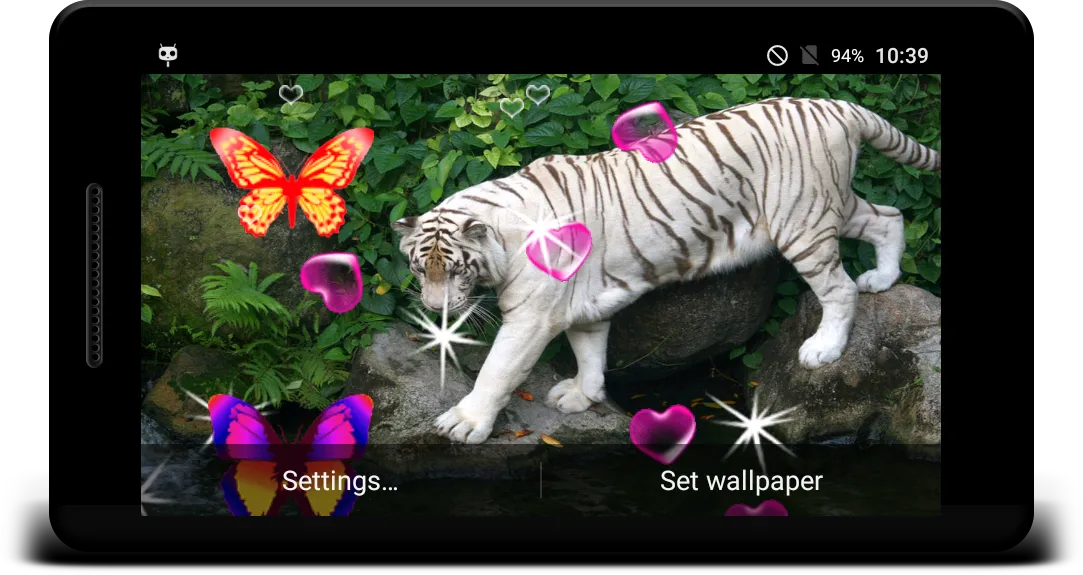 Bengal Tiger Live Wallpaper | Indus Appstore | Screenshot