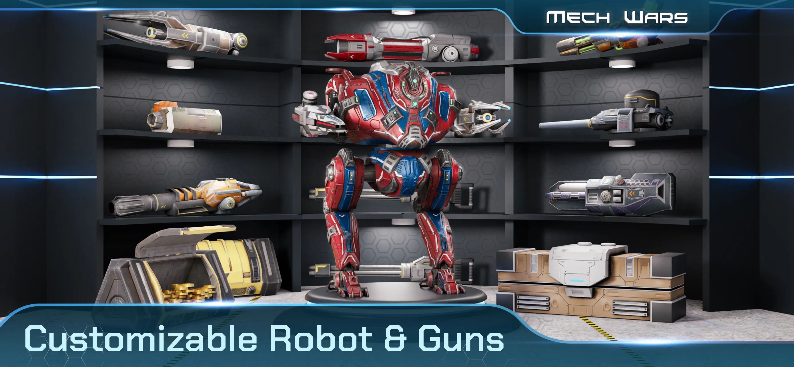 Mech Wars Online Robot Battles | Indus Appstore | Screenshot