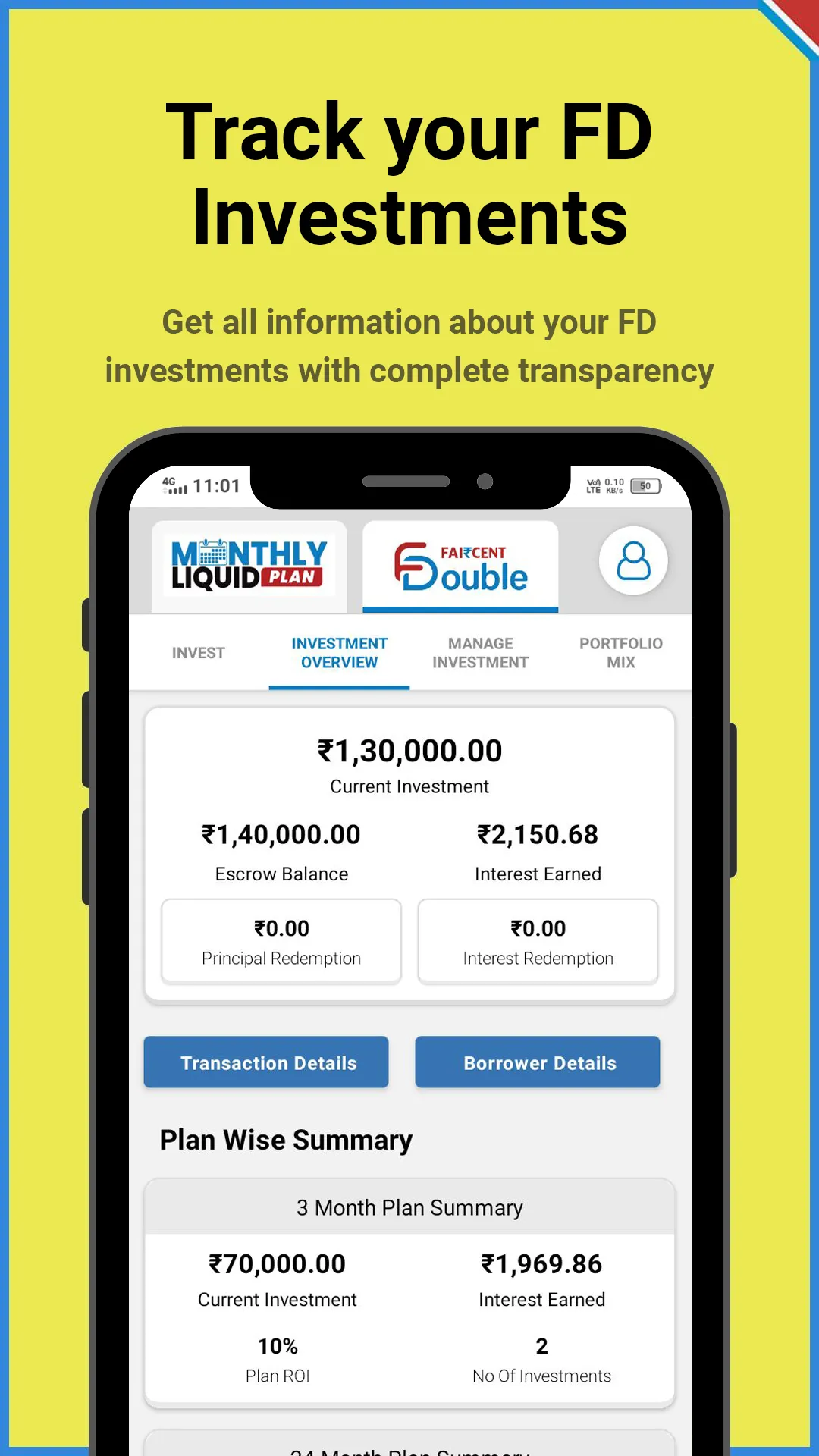 Faircent Double: Lend & Earn | Indus Appstore | Screenshot