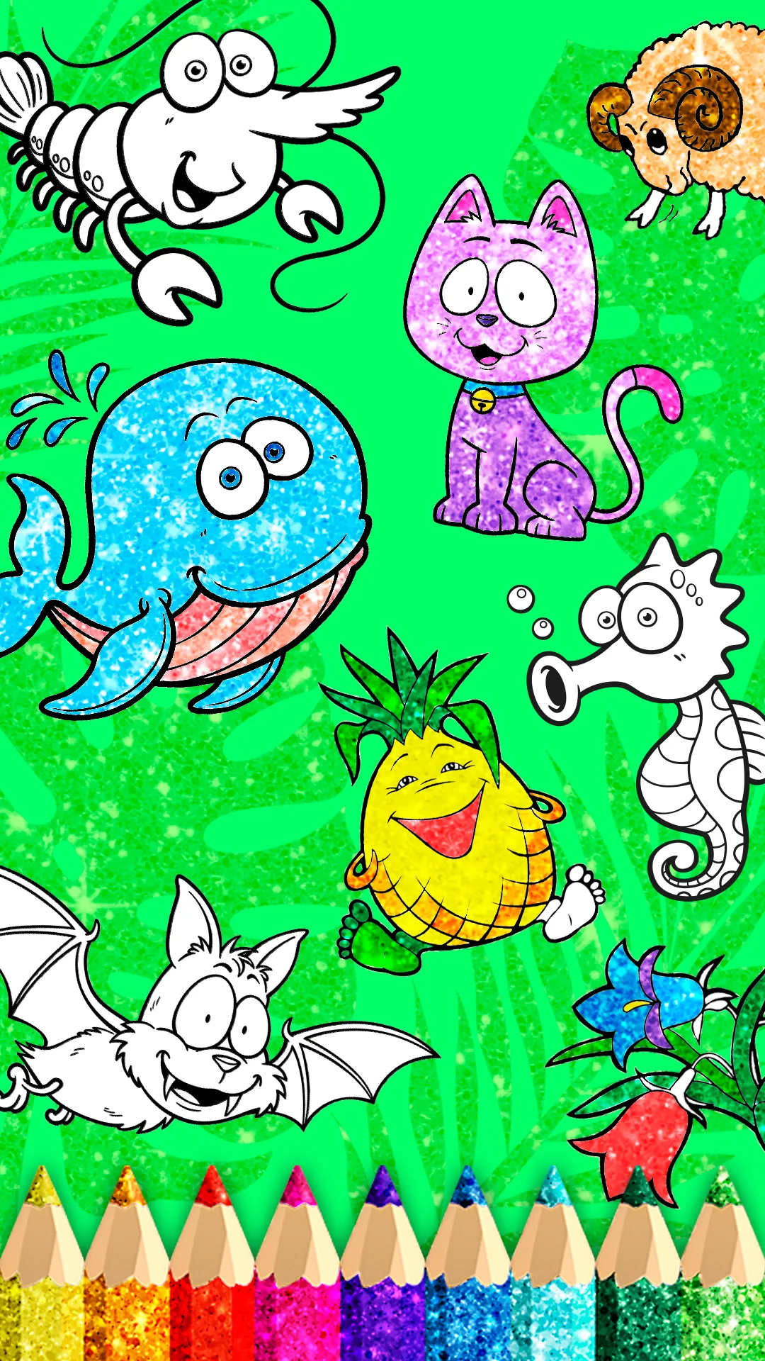 Kids Coloring Book & Stickers | Indus Appstore | Screenshot