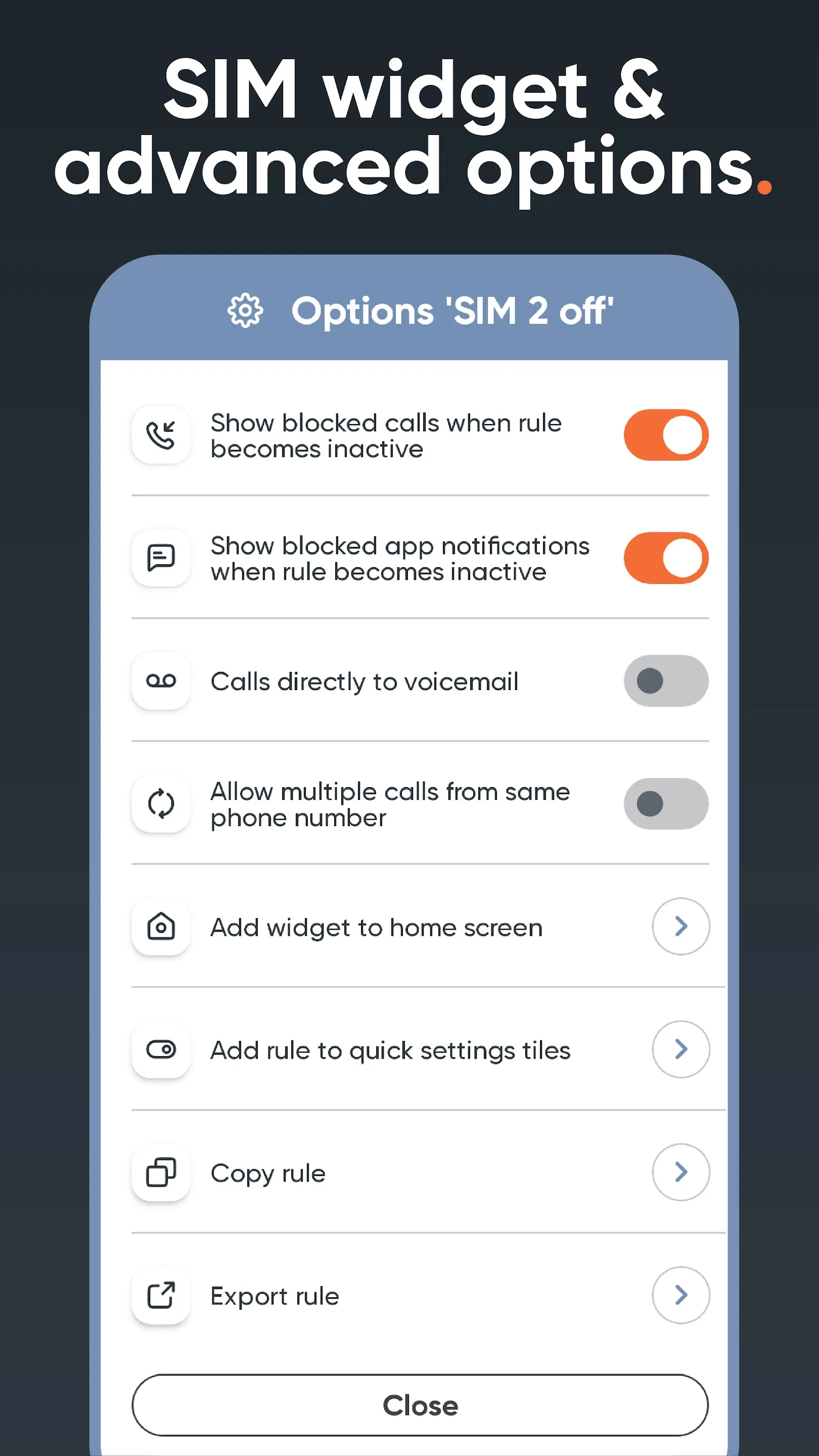 Dual SIM Call blocker - Hush | Indus Appstore | Screenshot