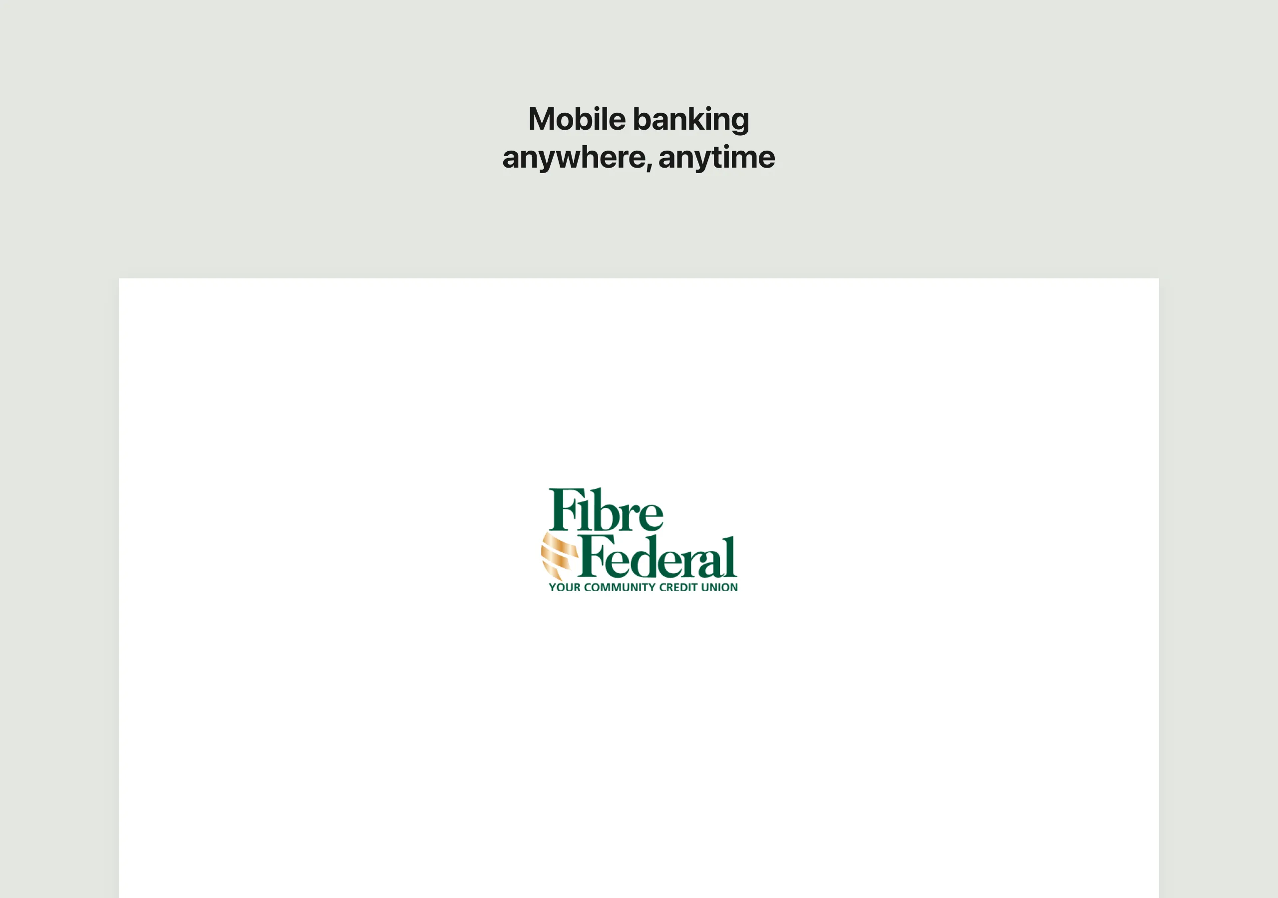 Fibre Federal/TLC Credit Union | Indus Appstore | Screenshot