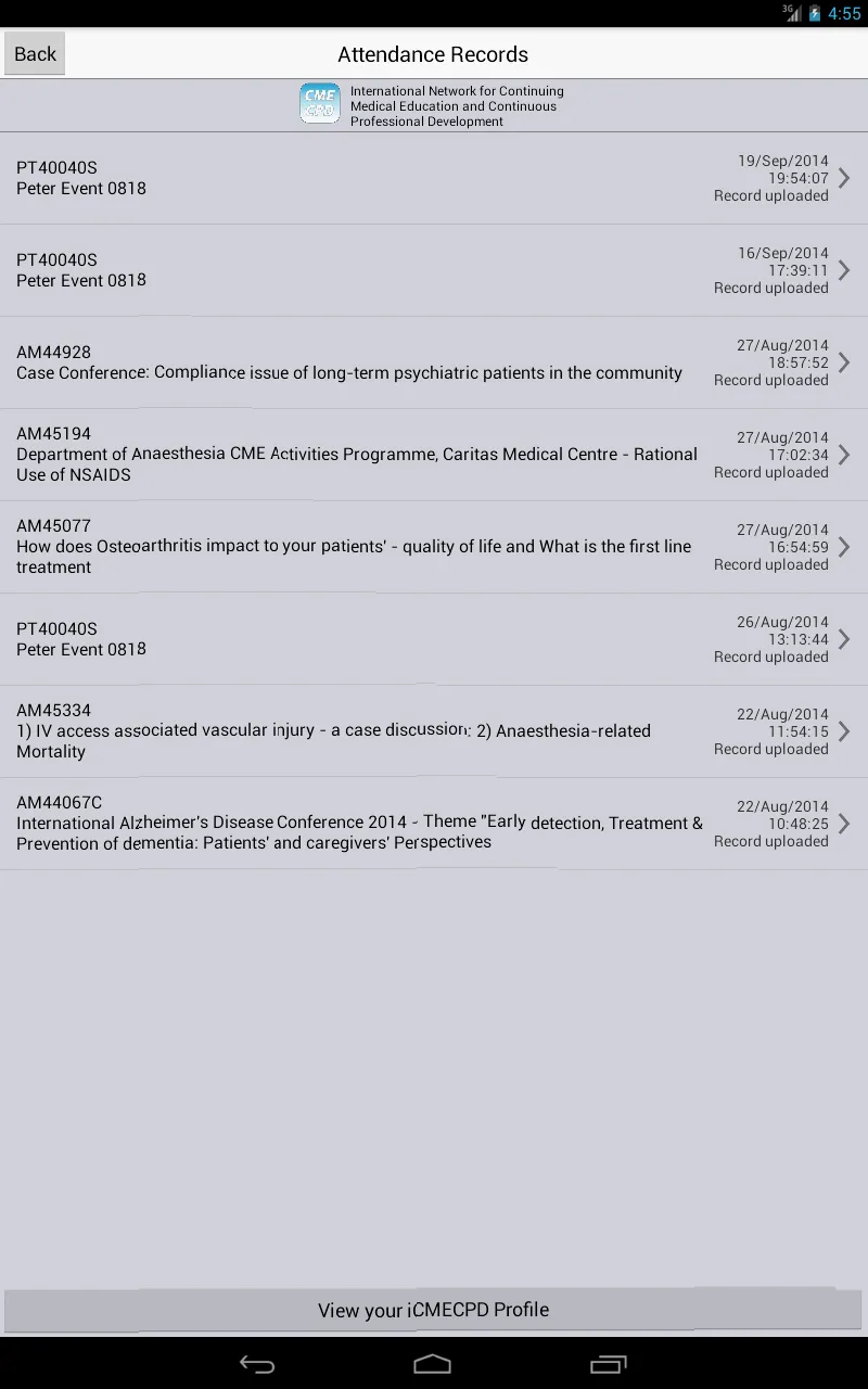 iCMECPD | Indus Appstore | Screenshot