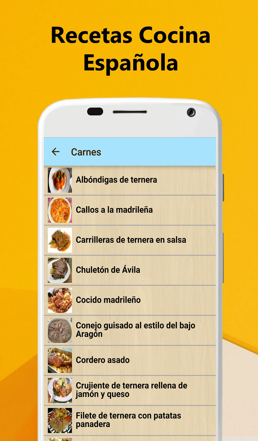 Spanish Recipes | Indus Appstore | Screenshot