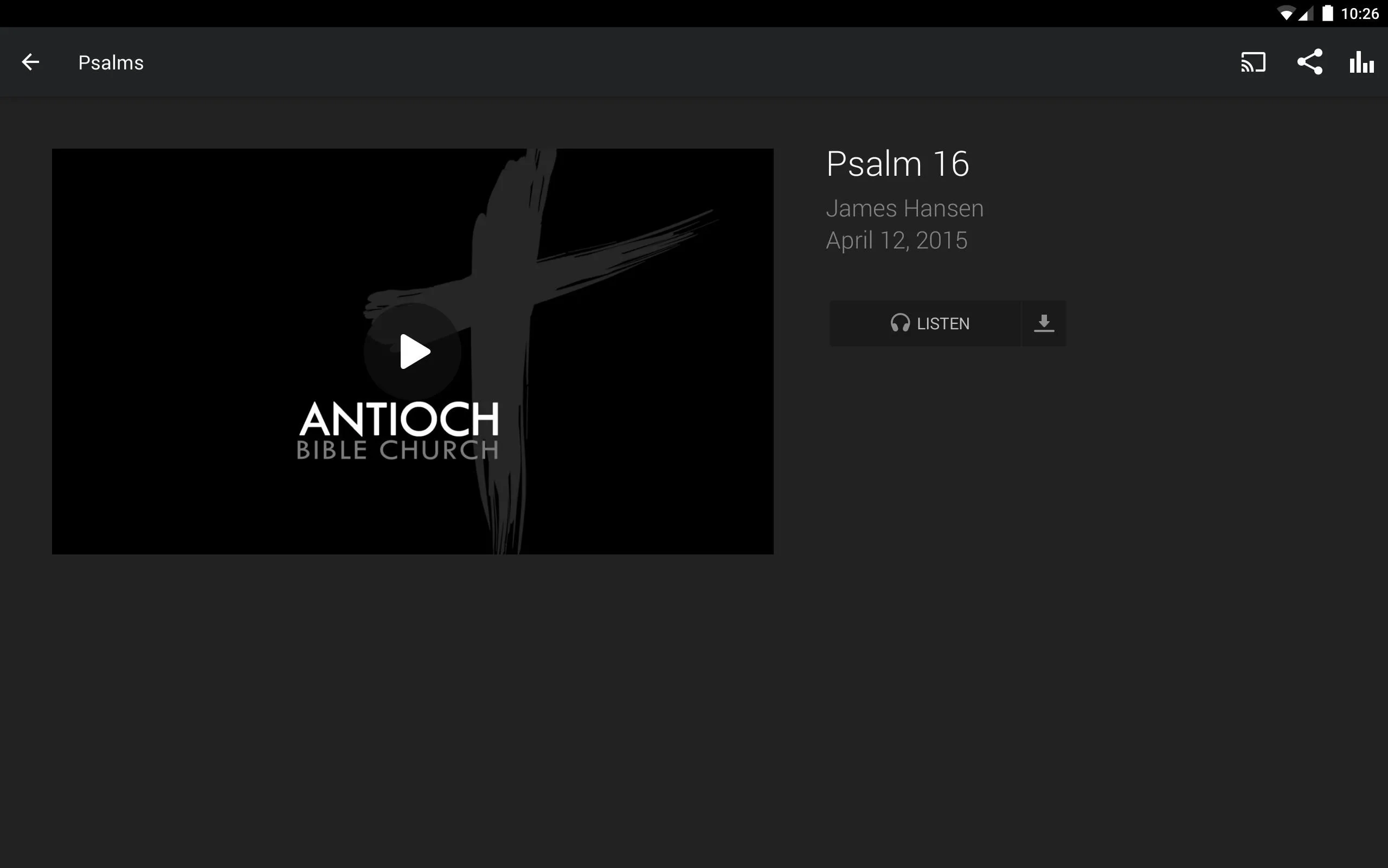 Antioch Bible Church | Indus Appstore | Screenshot