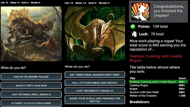 D&D Style RPG (Choices Game) | Indus Appstore | Screenshot