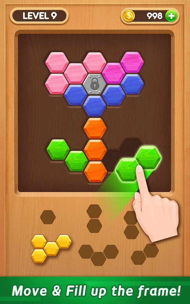 Wood Block Puzzle - Hexa | Indus Appstore | Screenshot