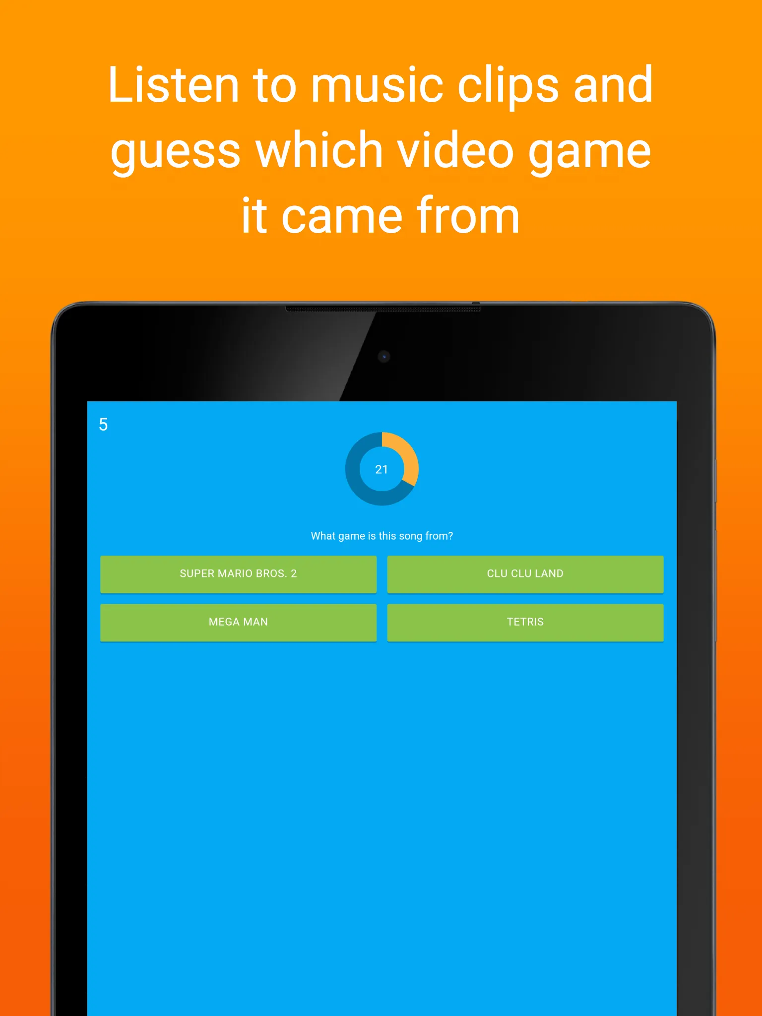 Video Game Music Quiz | Indus Appstore | Screenshot