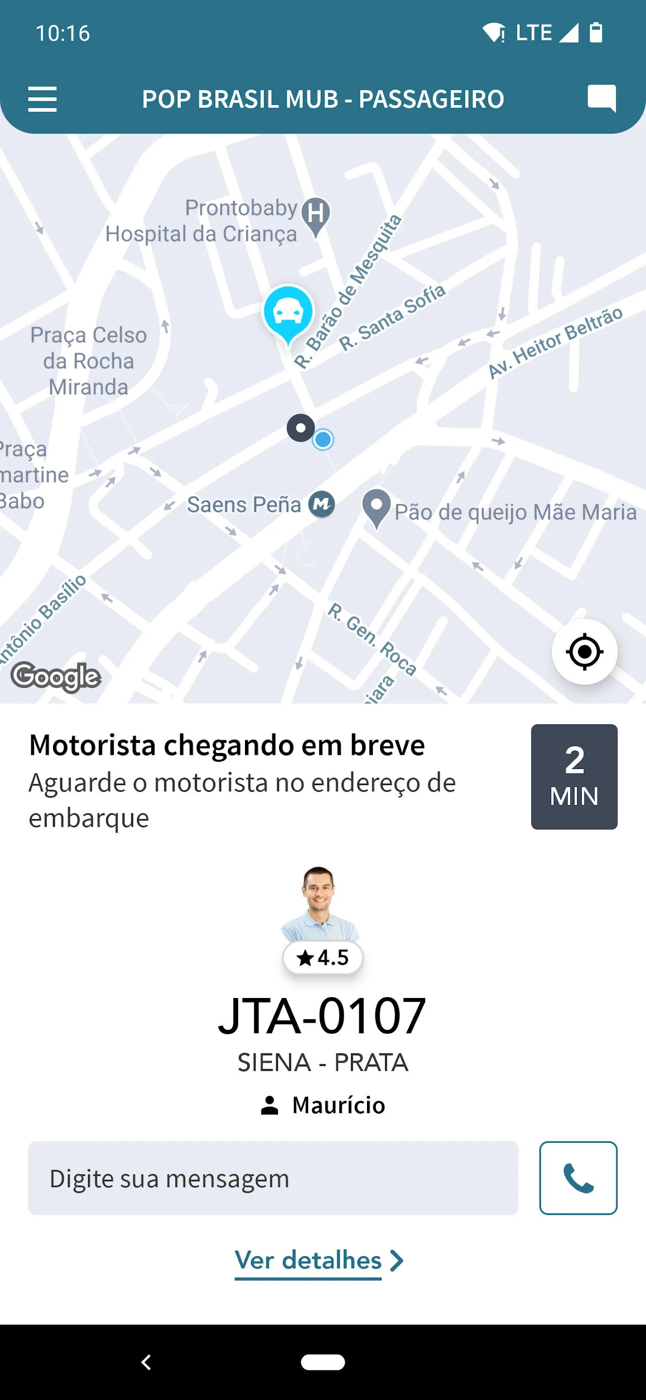 POP BRASIL MUB - Passageiro | Indus Appstore | Screenshot