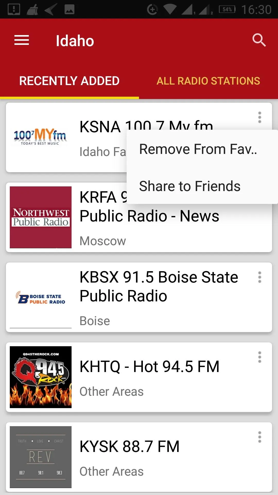 Idaho Radio Stations - USA | Indus Appstore | Screenshot