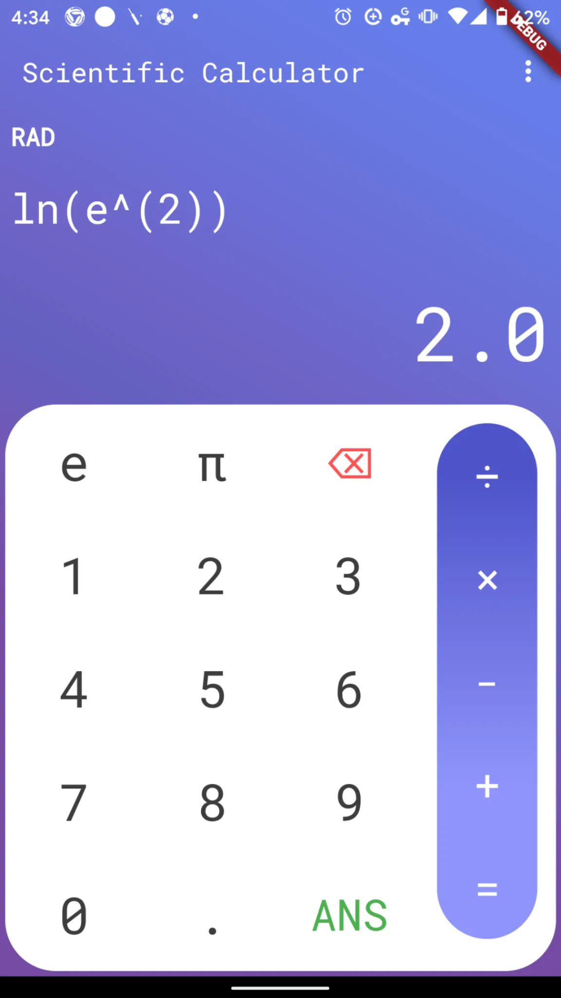 Simple Scientific Calculator | Indus Appstore | Screenshot