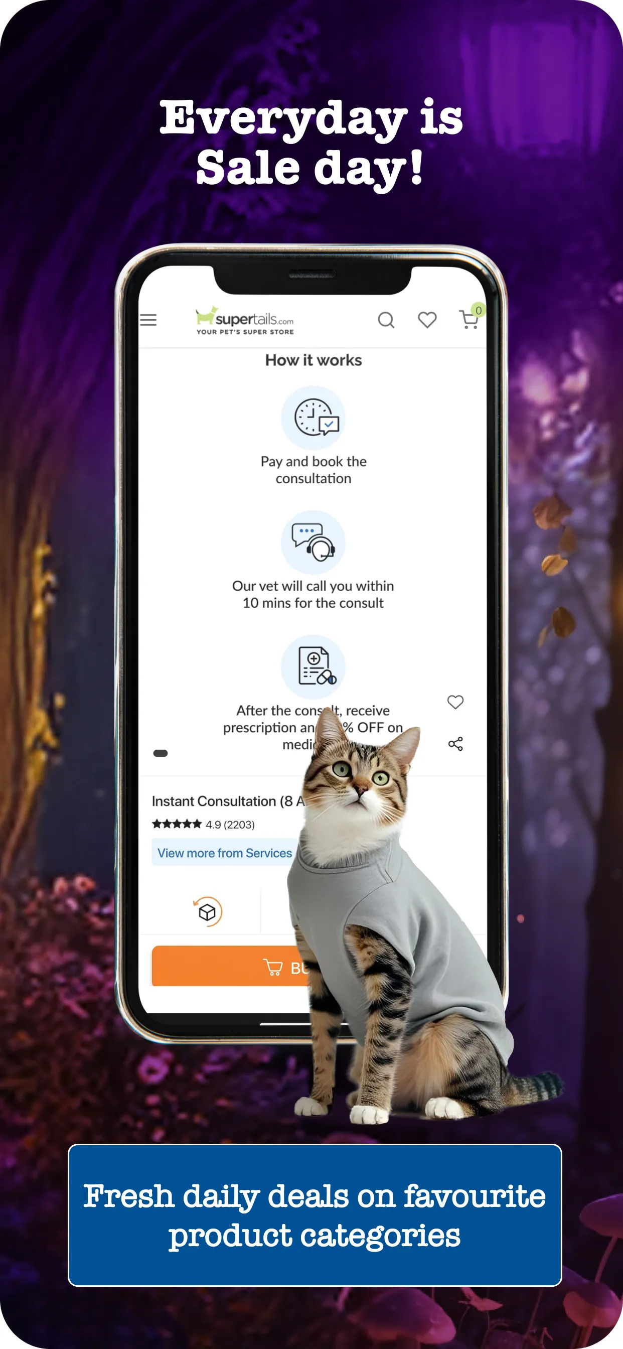 Supertails: Online Pet Shop | Indus Appstore | Screenshot