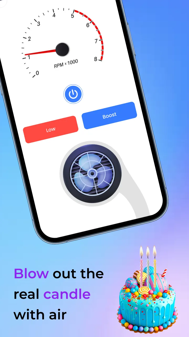 Birthday App: Candle Blower | Indus Appstore | Screenshot