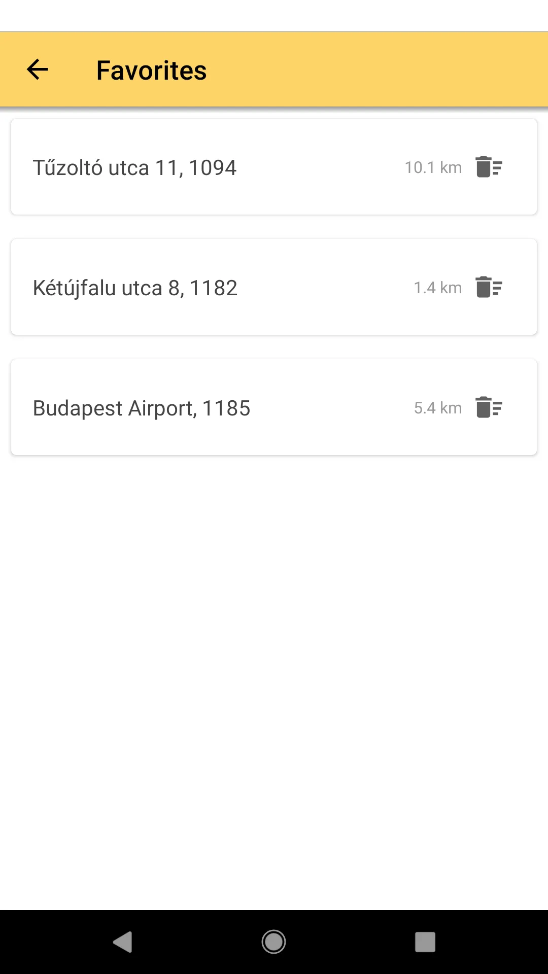 TaxiBudapest | Indus Appstore | Screenshot