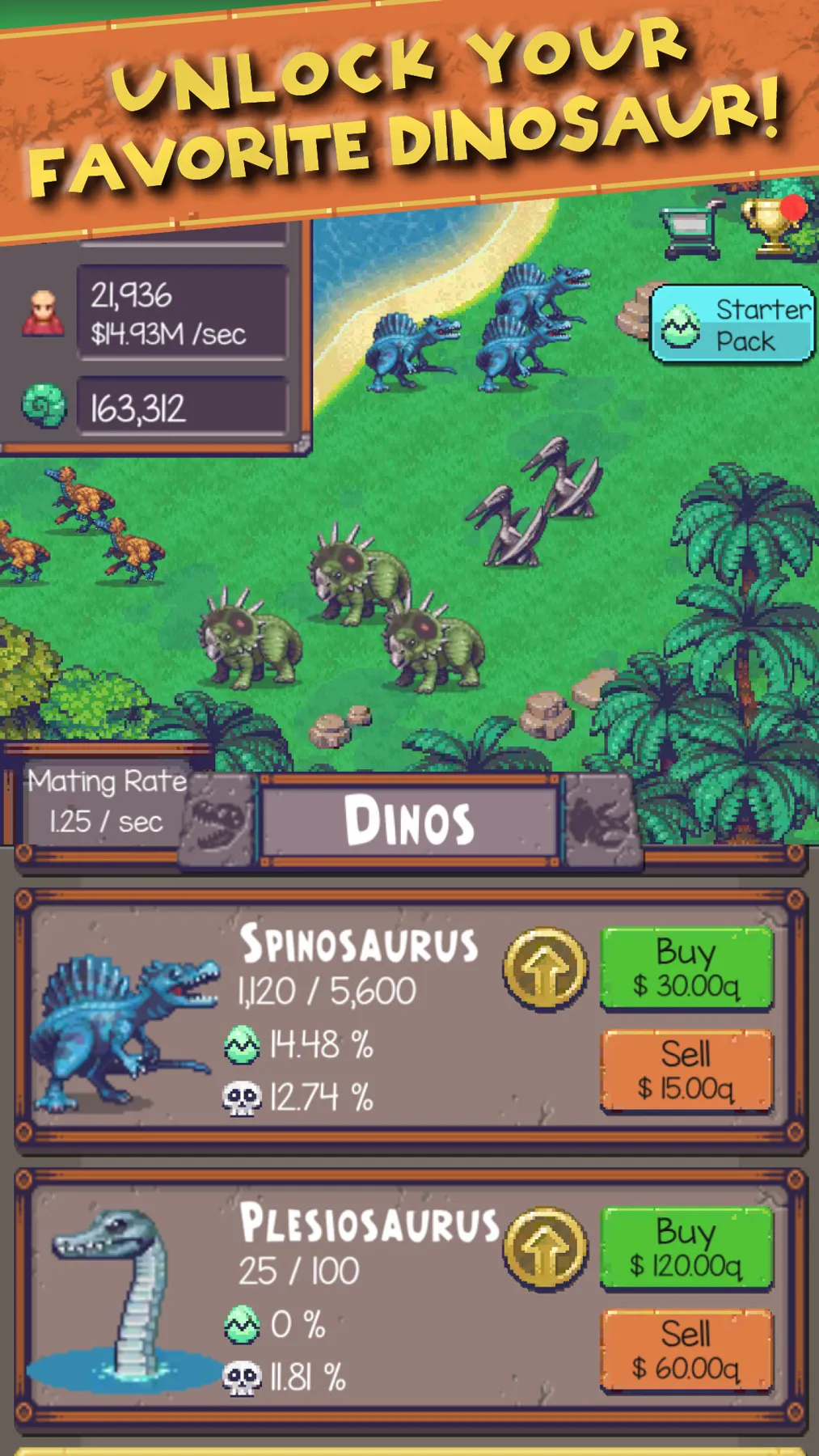 Idle Dino Zoo | Indus Appstore | Screenshot