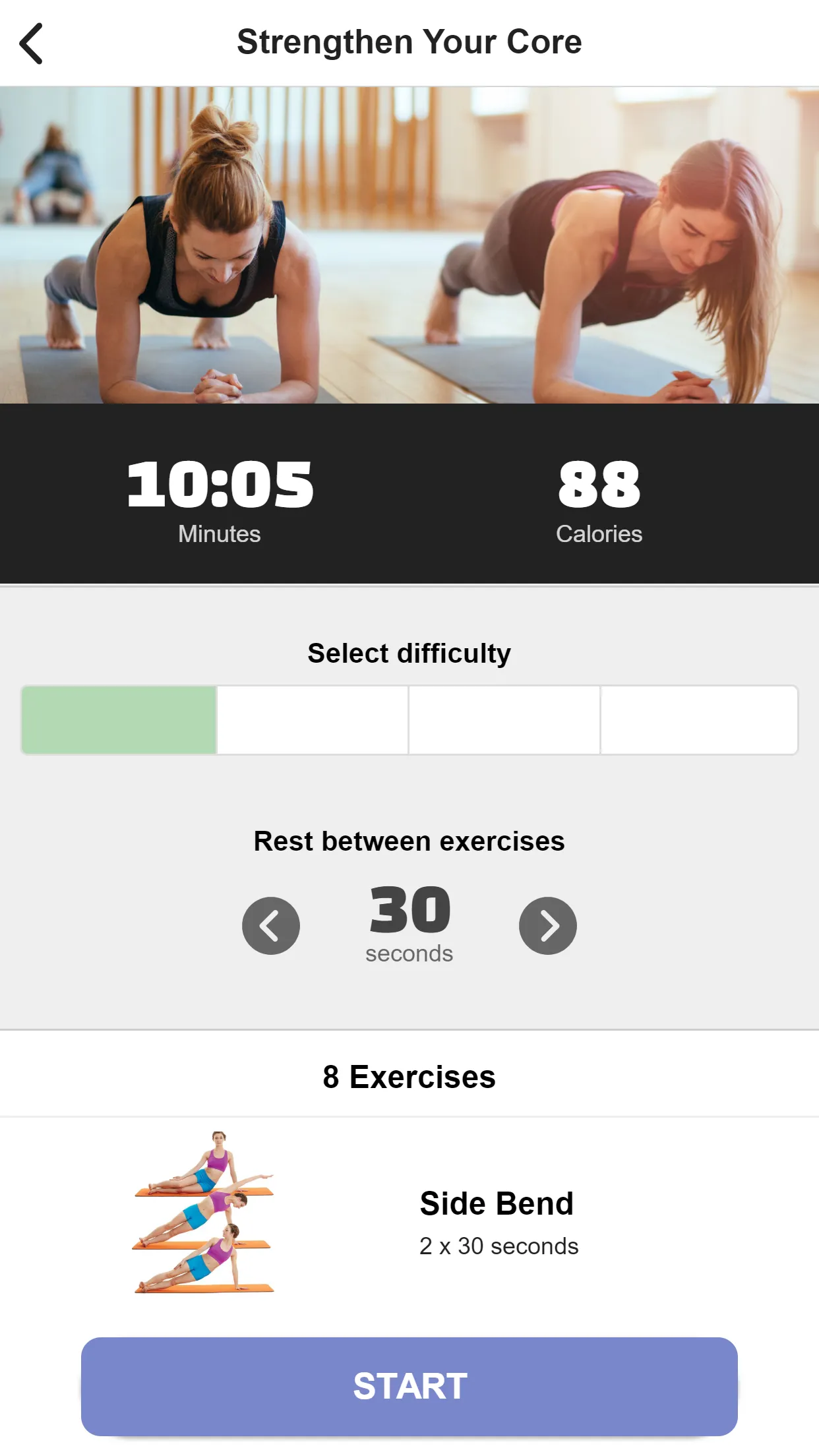 Pilates Exercises - All Levels | Indus Appstore | Screenshot