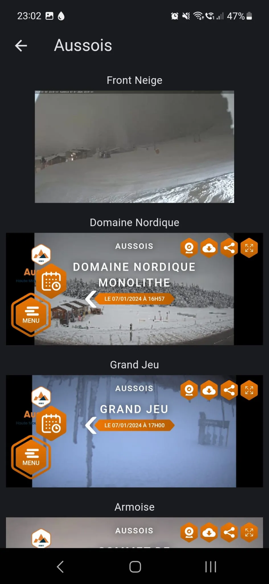 Info Neige | Indus Appstore | Screenshot