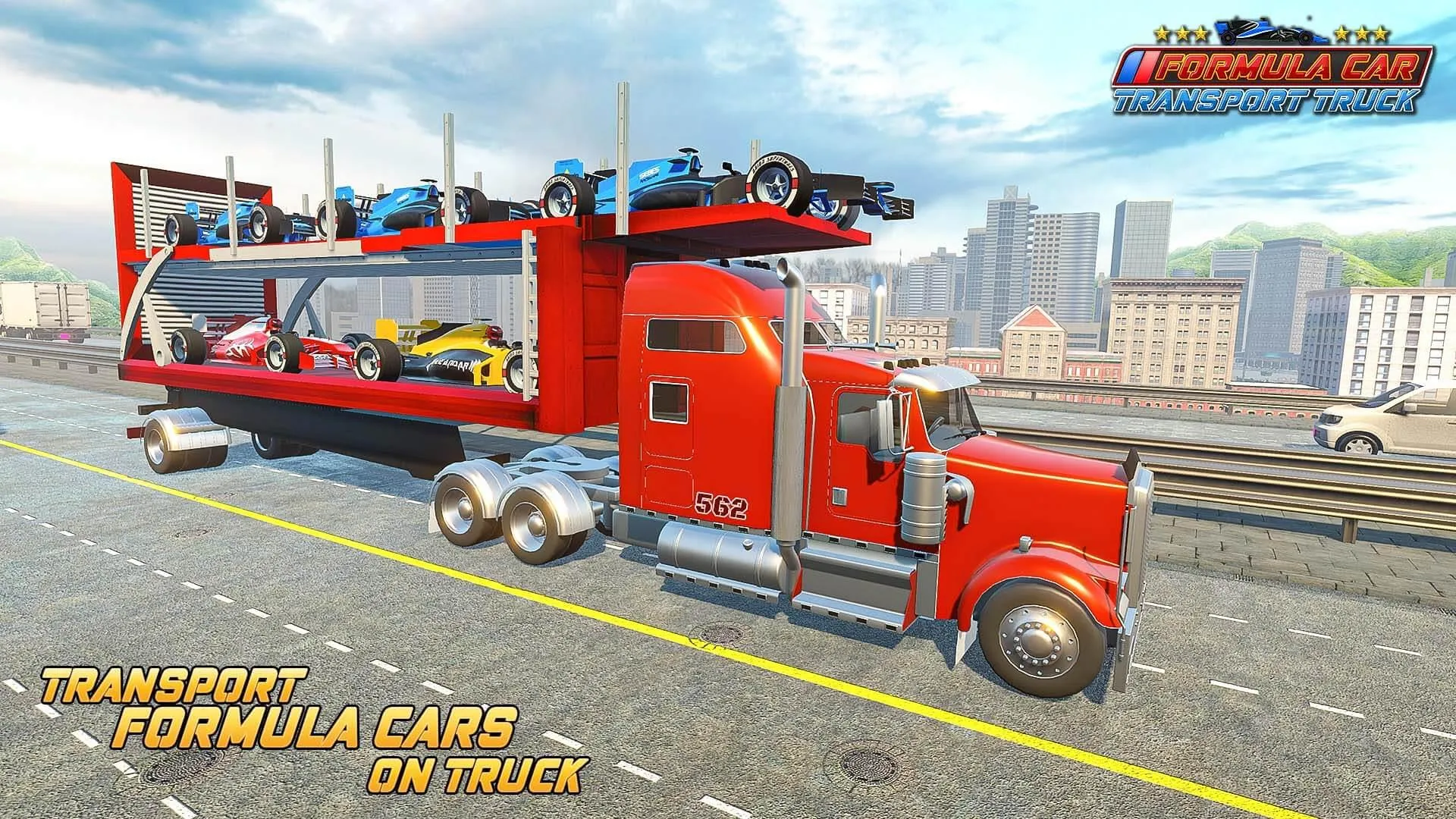 Formula Car Transporter Truck | Indus Appstore | Screenshot