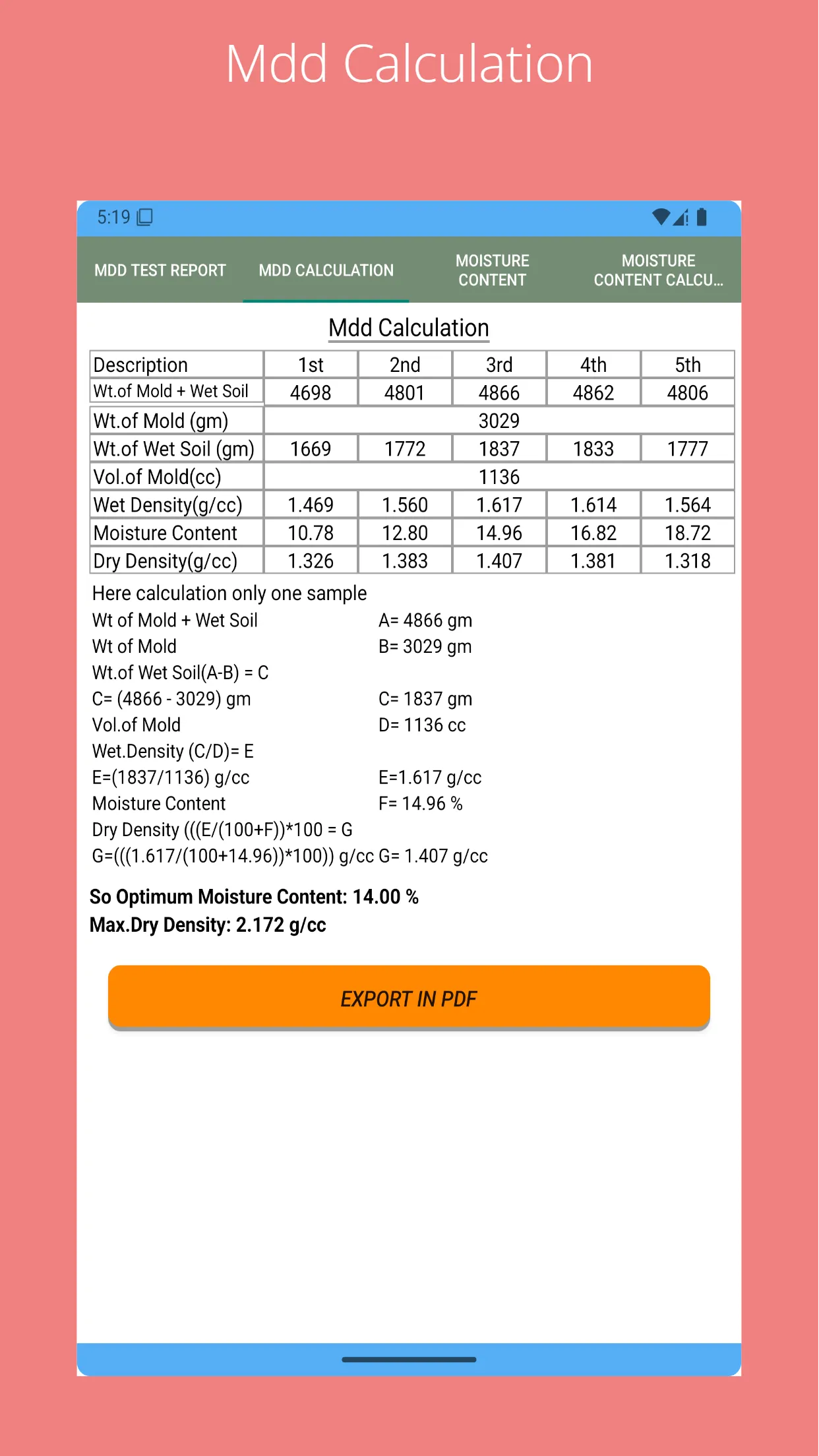 Fdd and Mdd Test-Civil Lab | Indus Appstore | Screenshot
