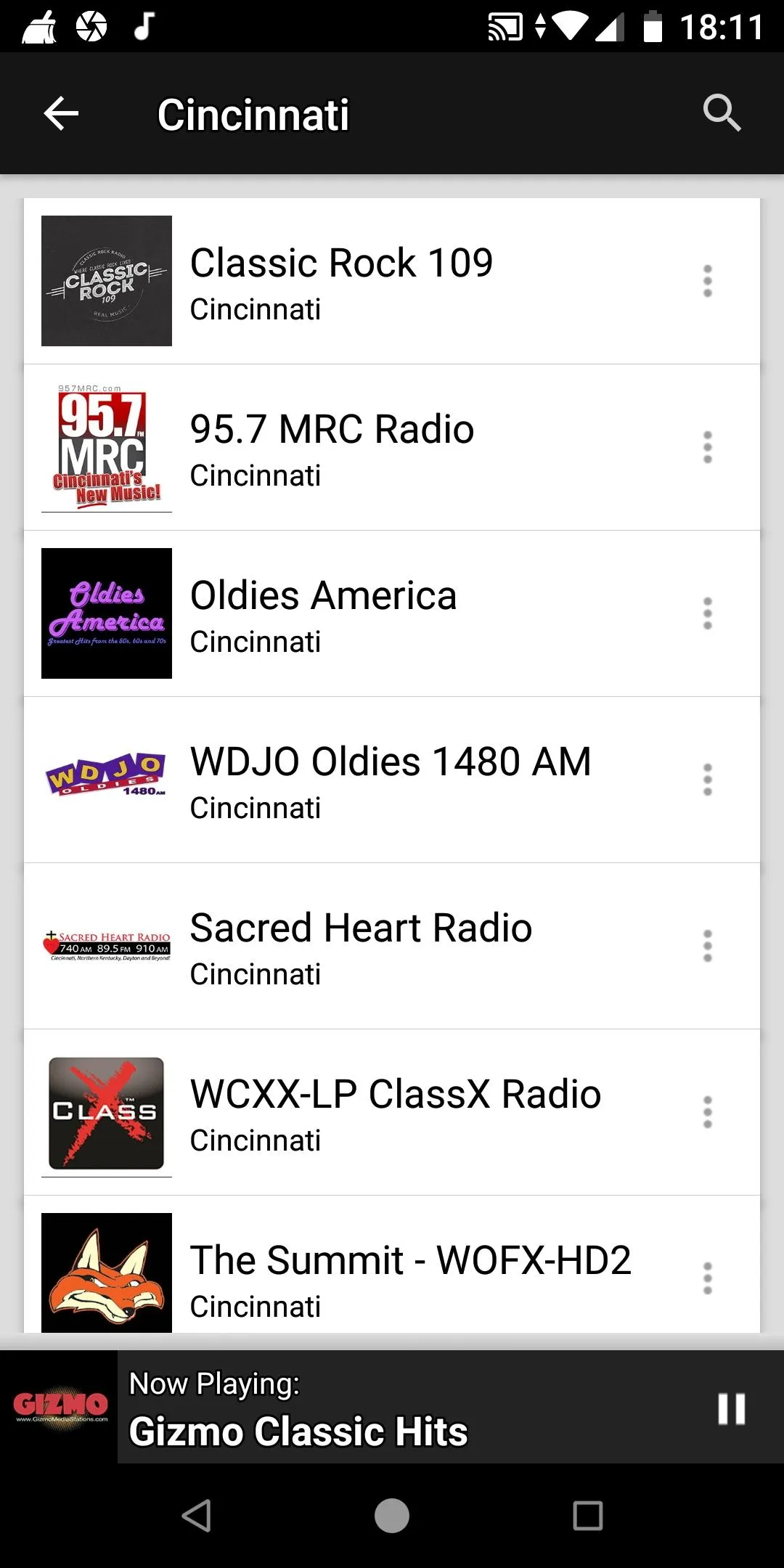 Cincinnati Radio Stations | Indus Appstore | Screenshot