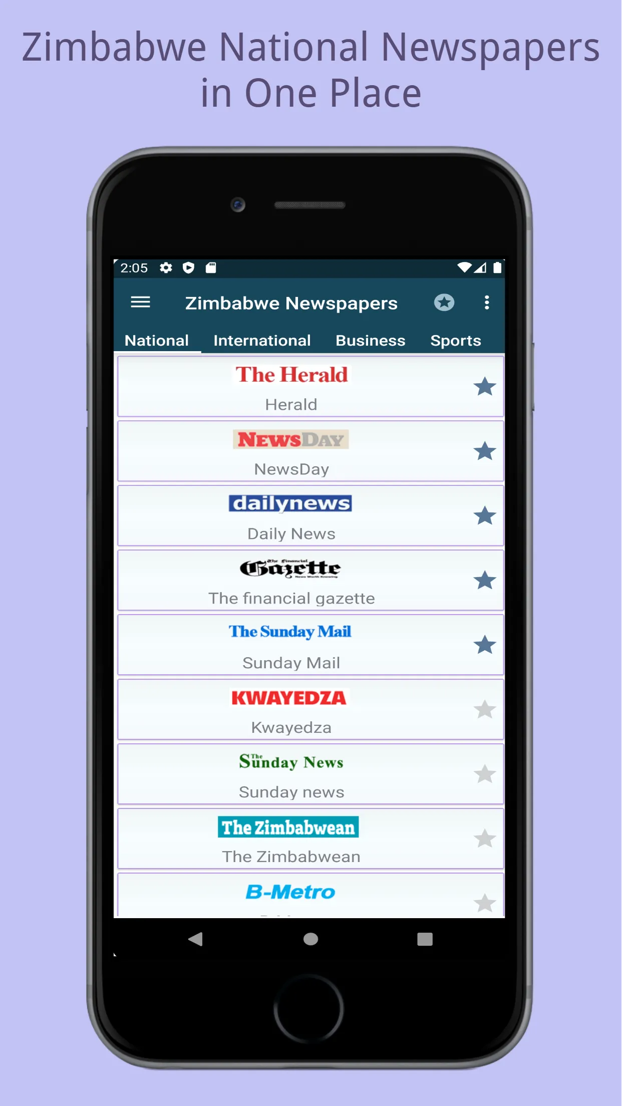 All Zimbabwe Newspapers | Indus Appstore | Screenshot