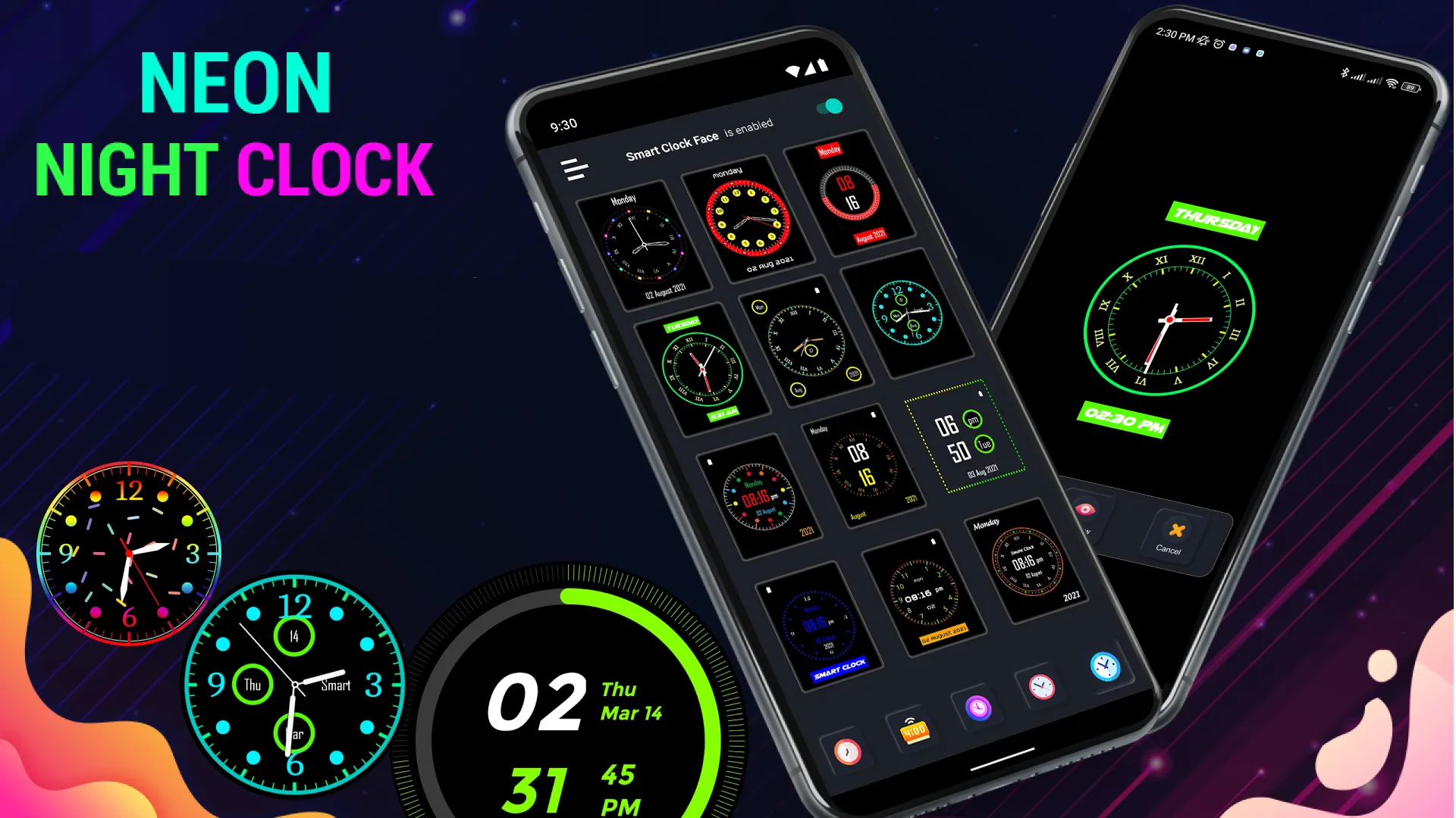 Neon Digital Clock | Indus Appstore | Screenshot