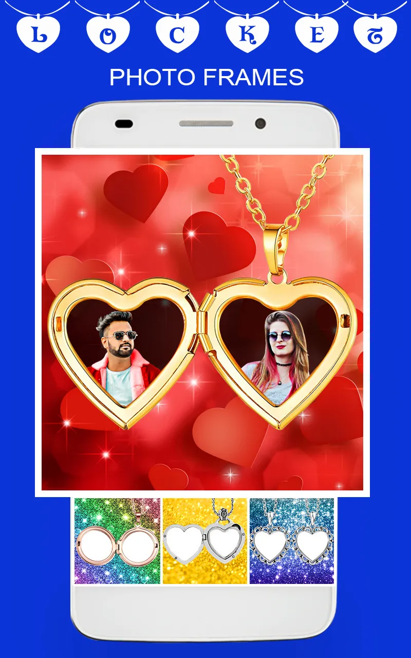 Locket photo frame dual love | Indus Appstore | Screenshot