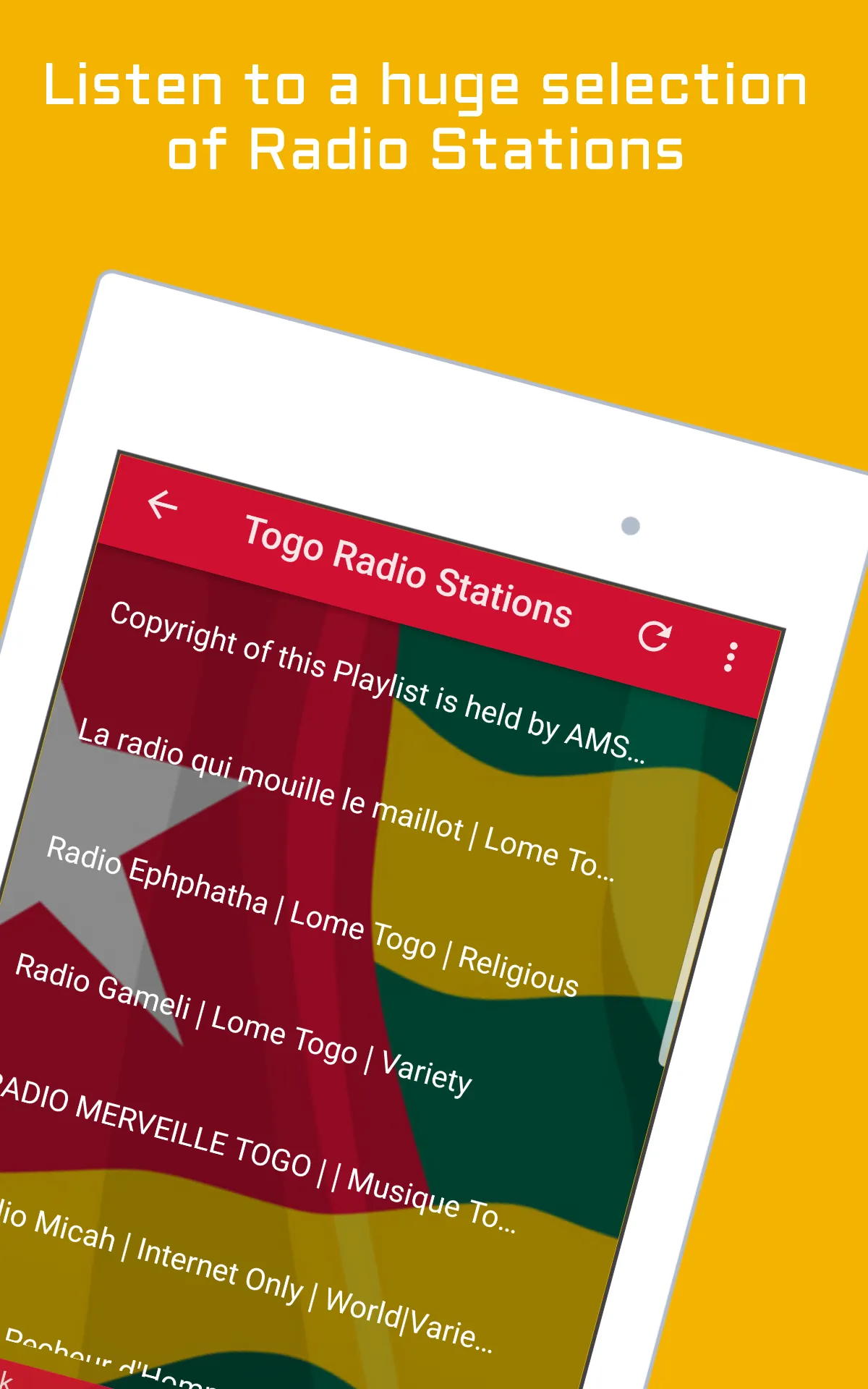 Togo Radio Music & News | Indus Appstore | Screenshot