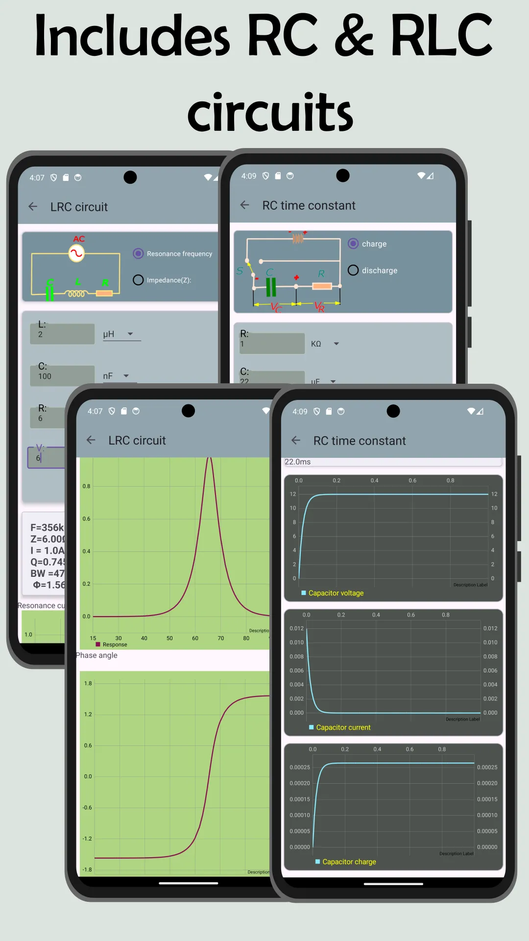 Electronics circuit calculator | Indus Appstore | Screenshot