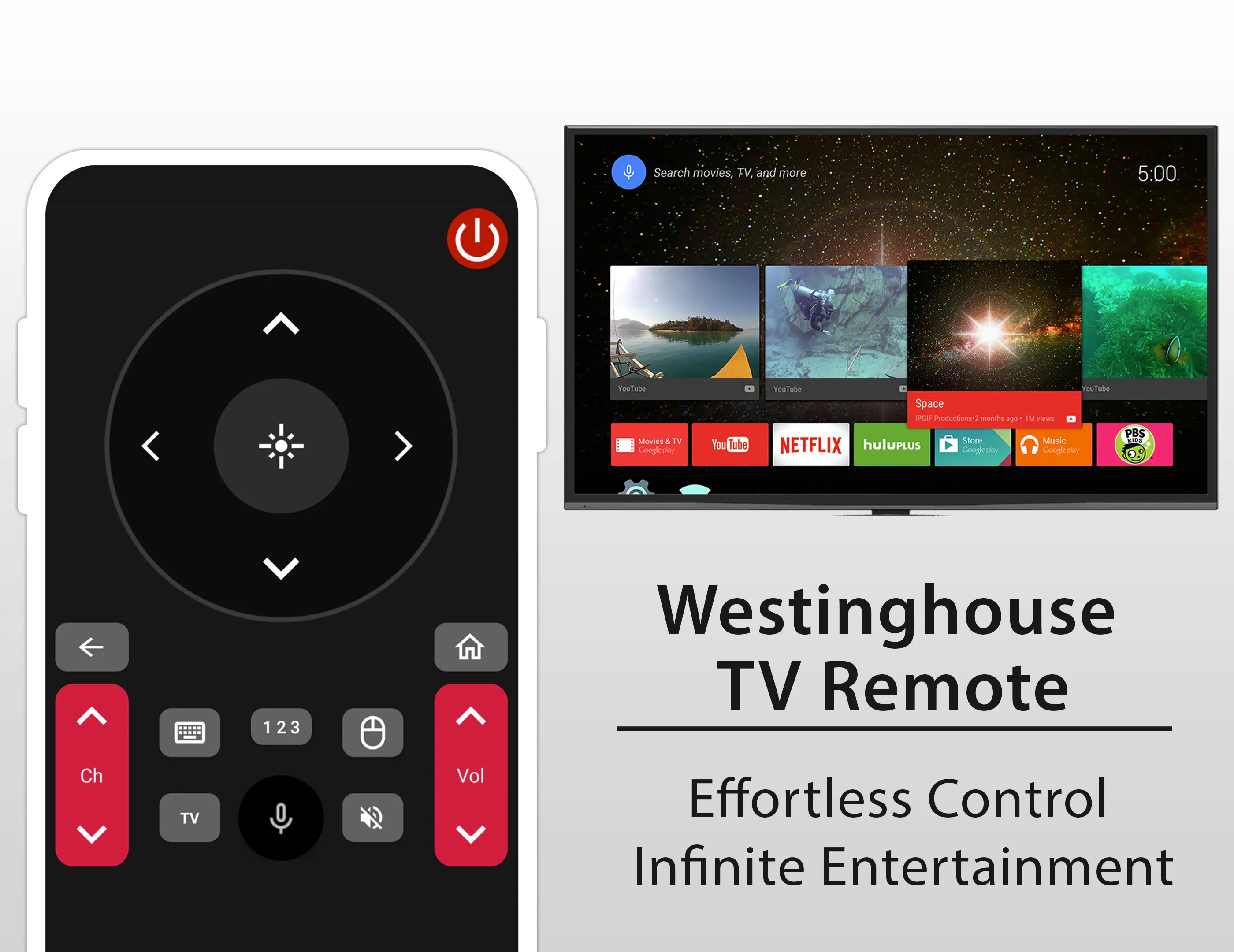 Westinghouse TV Remote | Indus Appstore | Screenshot