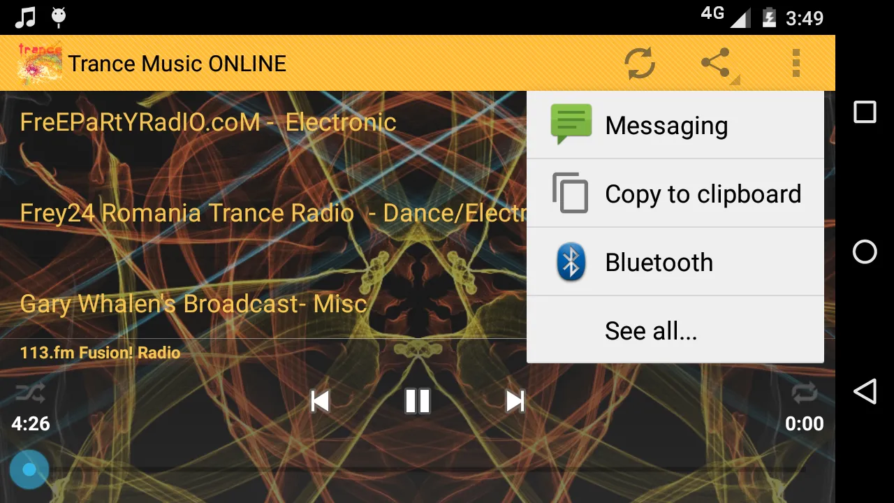 Trance Music ONLINE | Indus Appstore | Screenshot