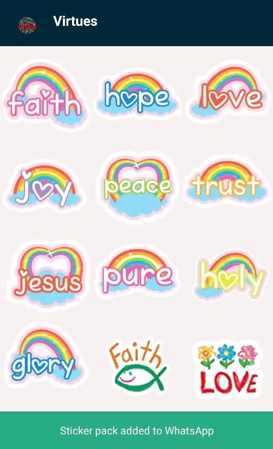 Christian Motivation Stickers | Indus Appstore | Screenshot