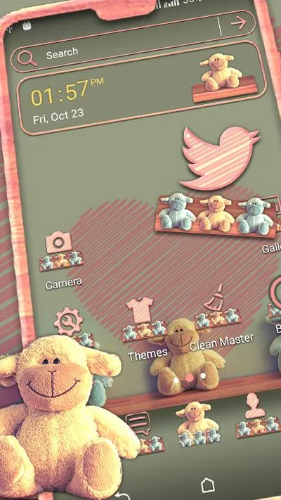 Teddy Bear Theme Launcher | Indus Appstore | Screenshot