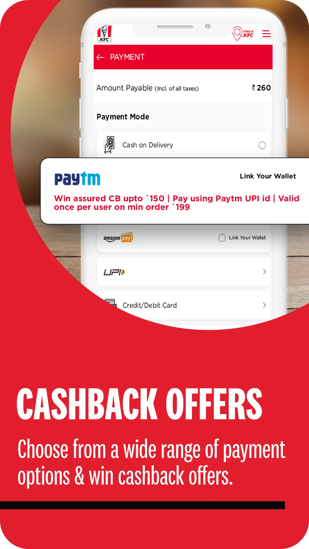 KFC India online ordering app | Indus Appstore | Screenshot