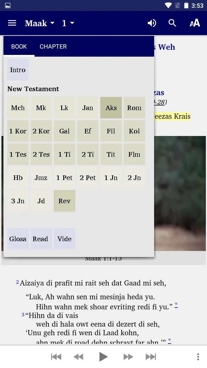 Belize Kriol Bible | Indus Appstore | Screenshot